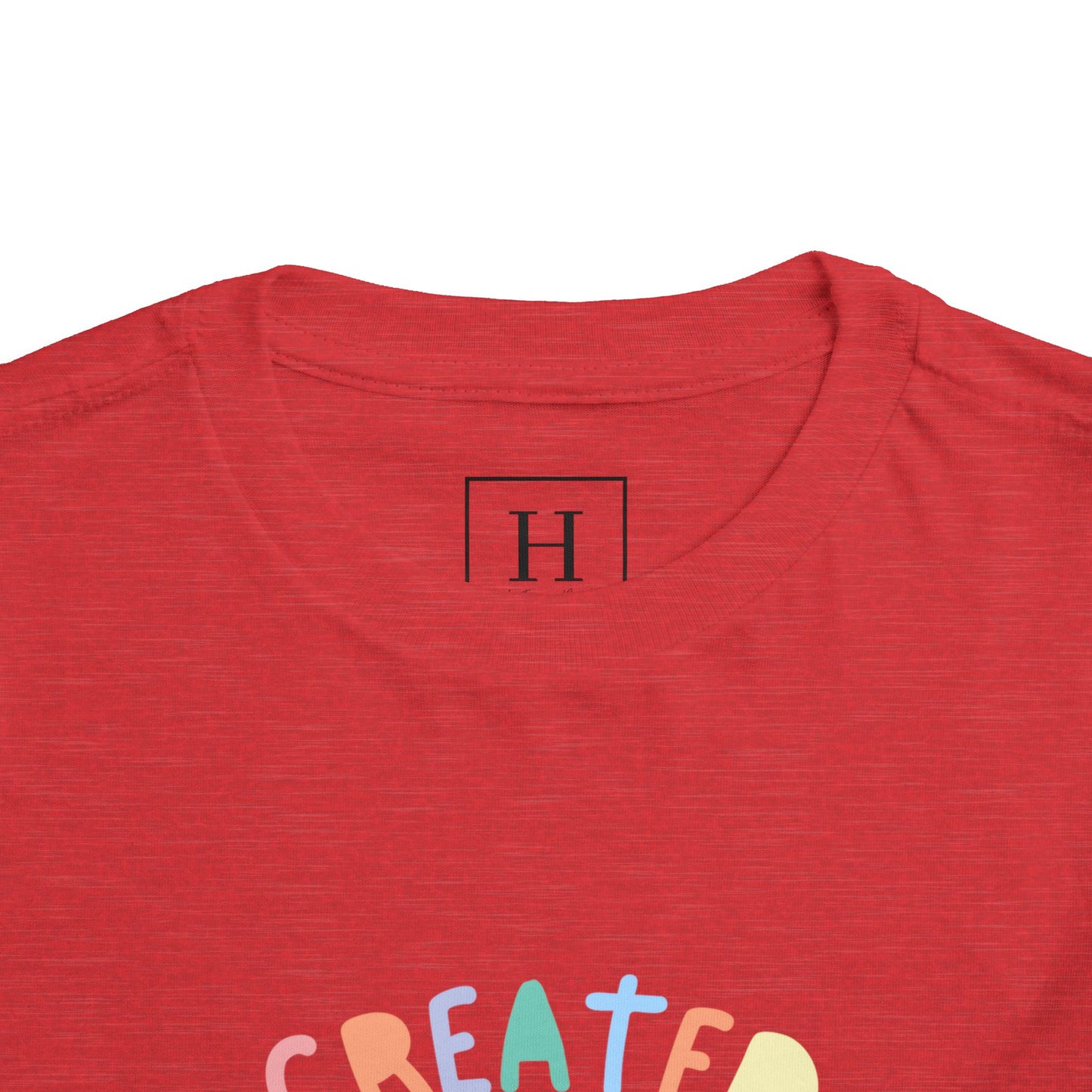 Toddler Created With A Purpose Christian Heavy Cotton Tee