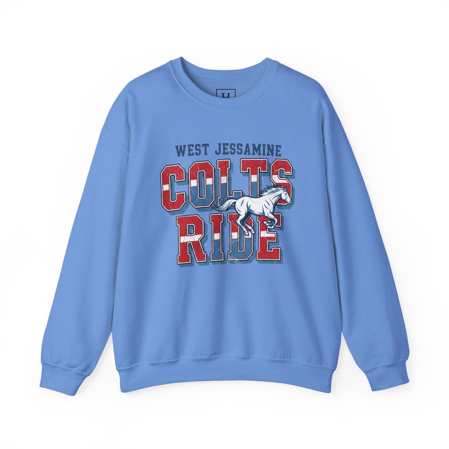 Crewneck Sweatshirt - West Jess RIDE COLTS Sweater
