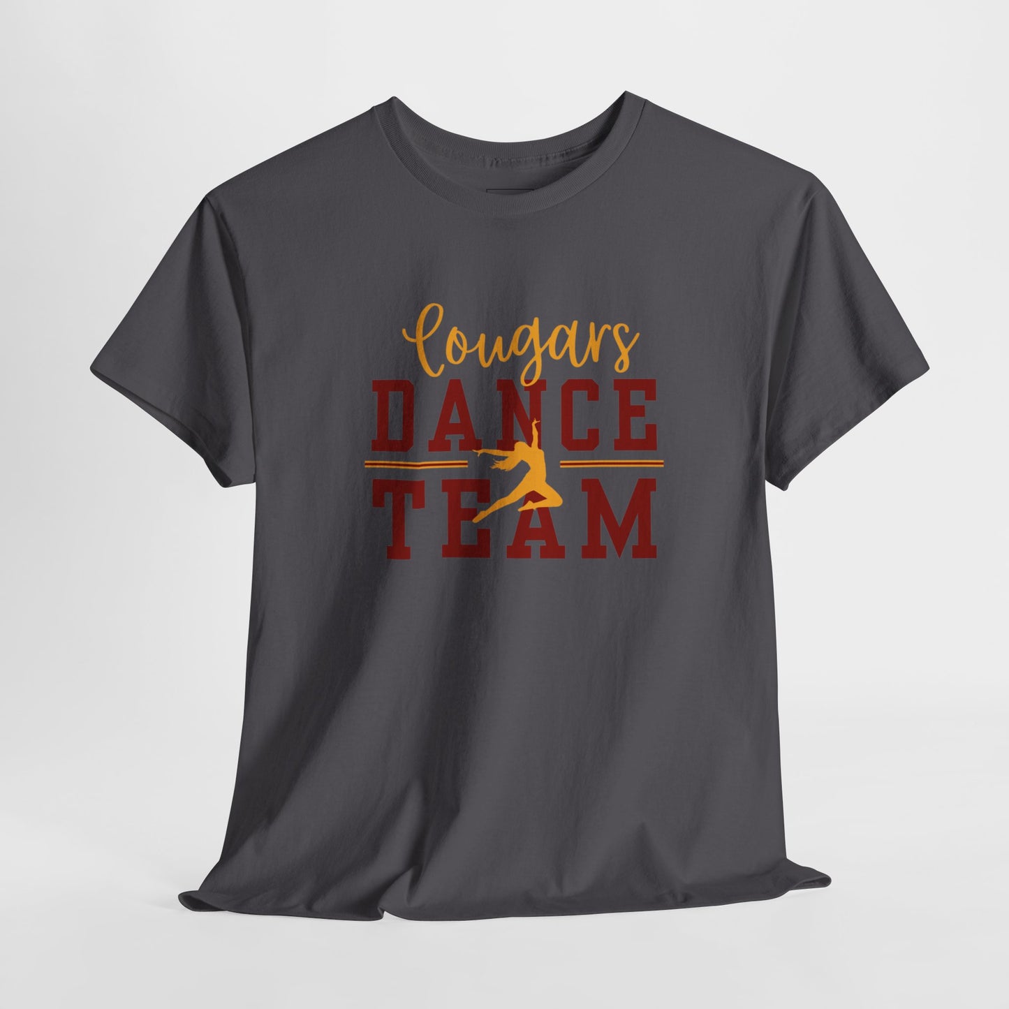 GMS Garrard Middle School Cougars Dance Team T-Shirt (Front Only)