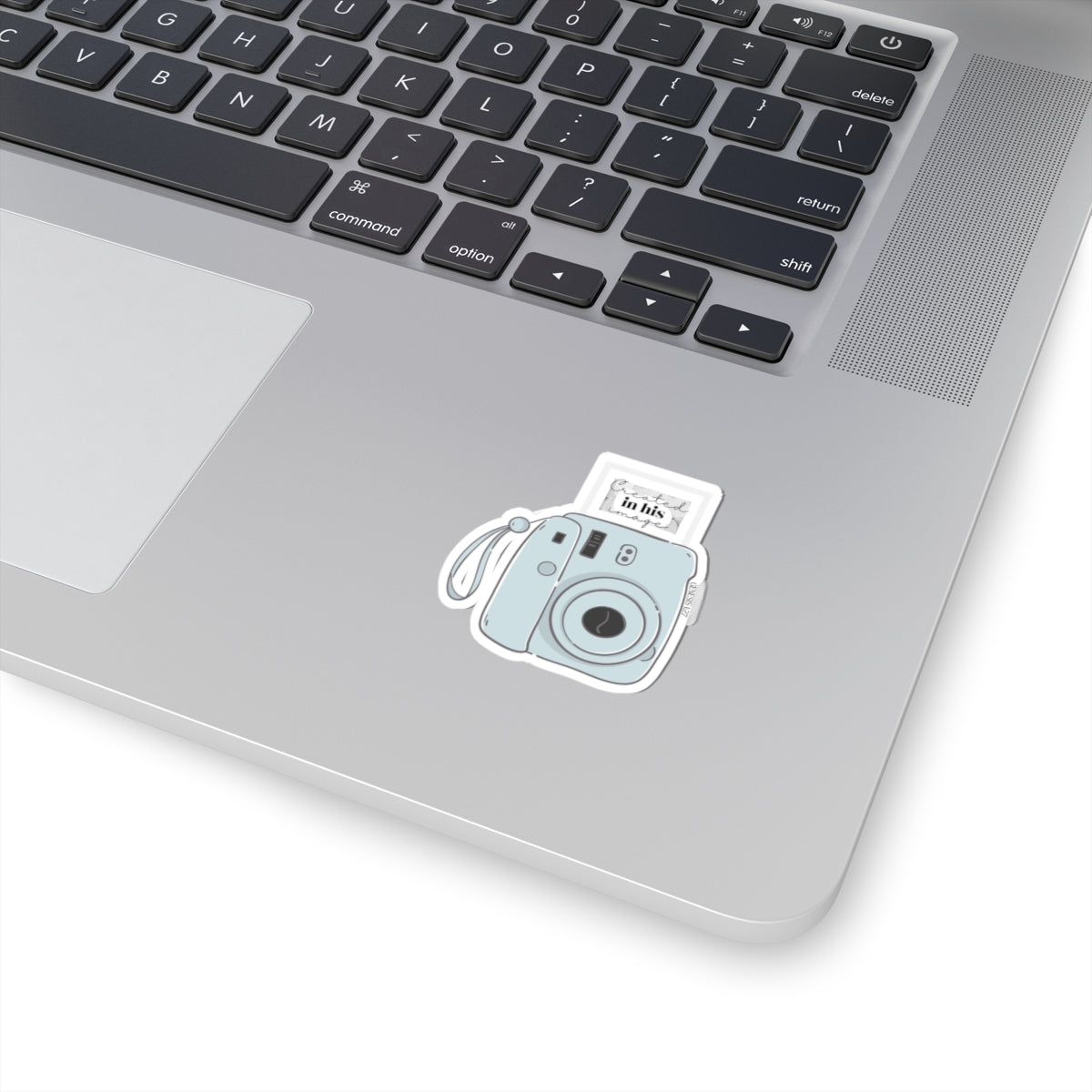 Created In His Image Christian Polaroid Camera Kiss-Cut Stickers