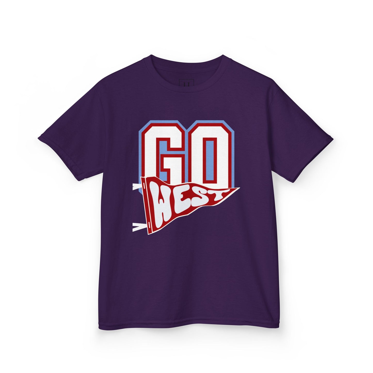 YOUTH -- GO WEST Pennant Flag - Unisex