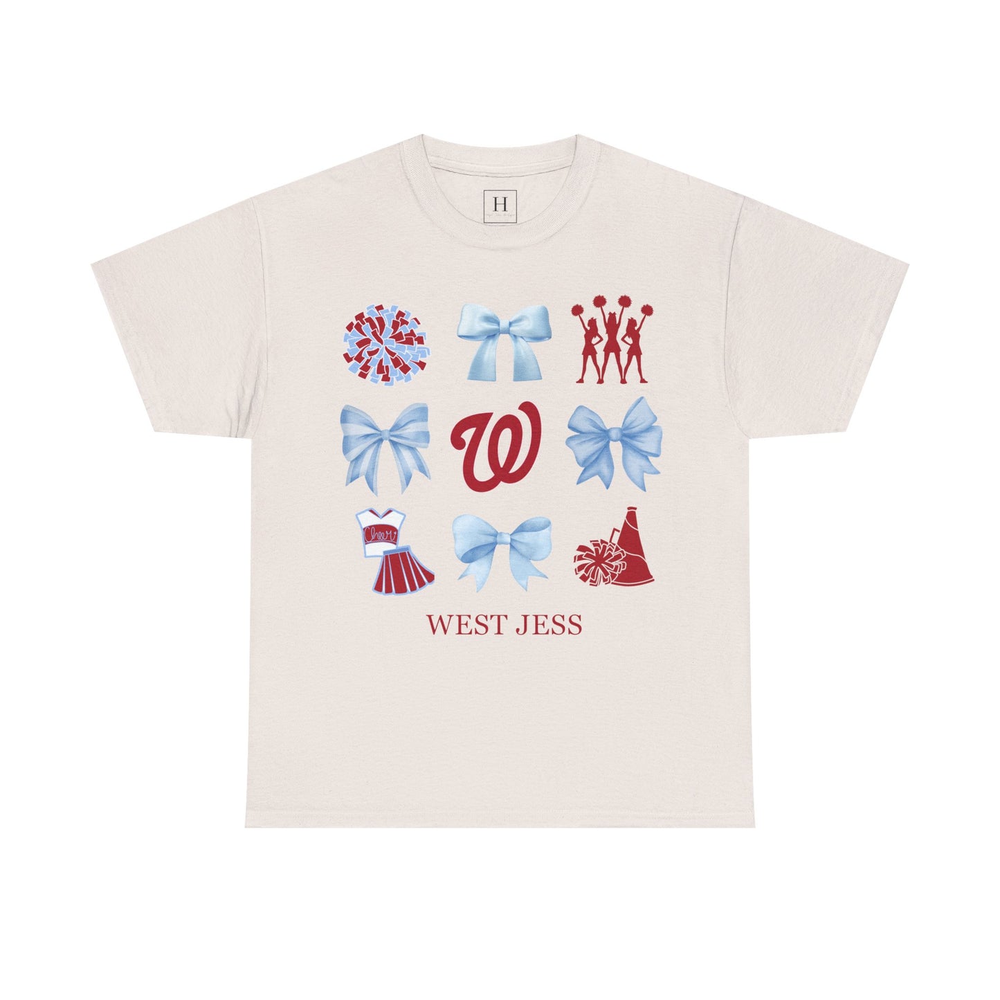 West Jessamine Cheer Coquette Bows Unisex Tee