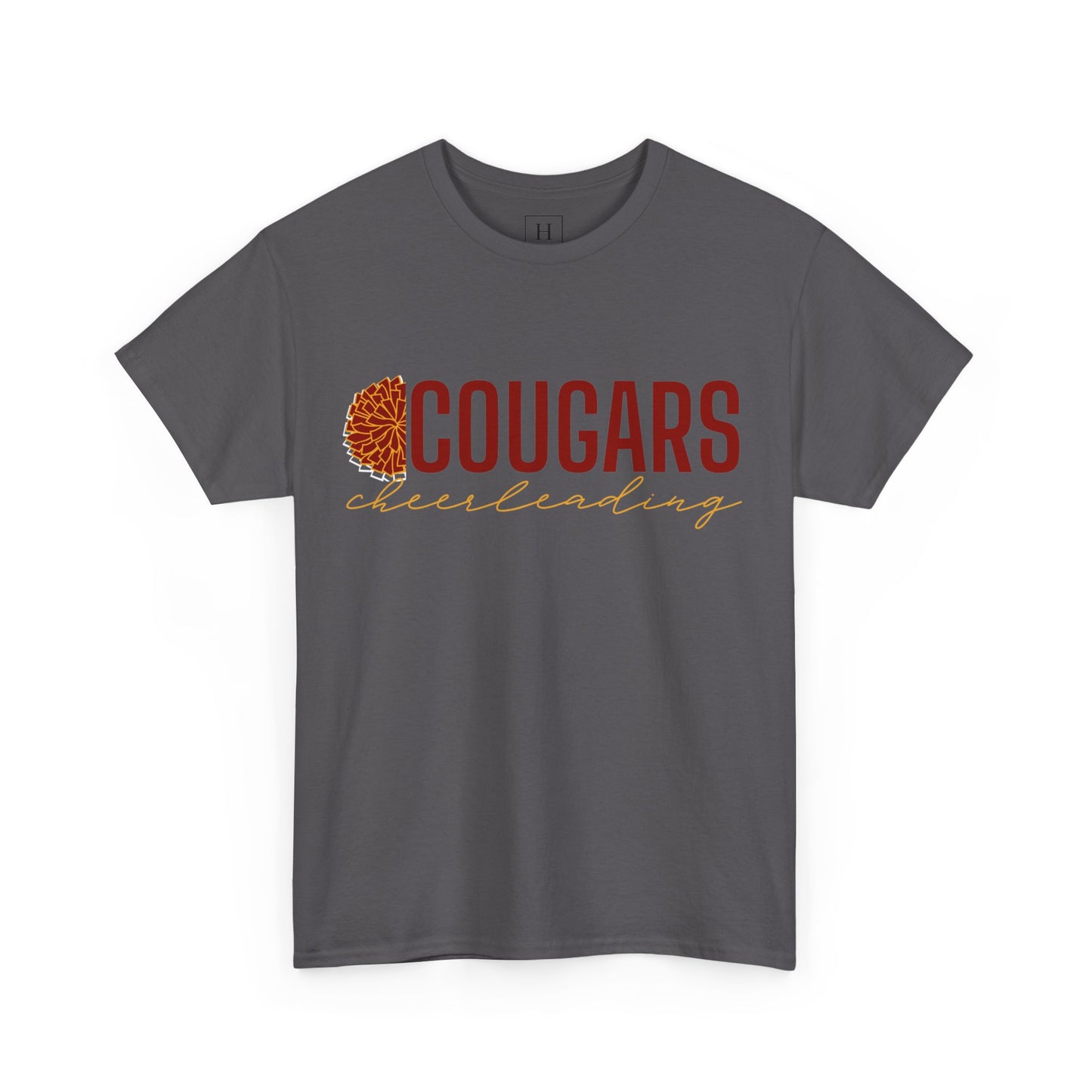 Cougars Cheerleading T-Shirt (Front Only)