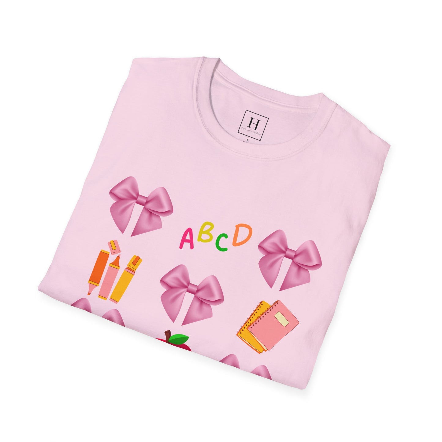 Teachers Life Bow T-Shirt (Front Only)