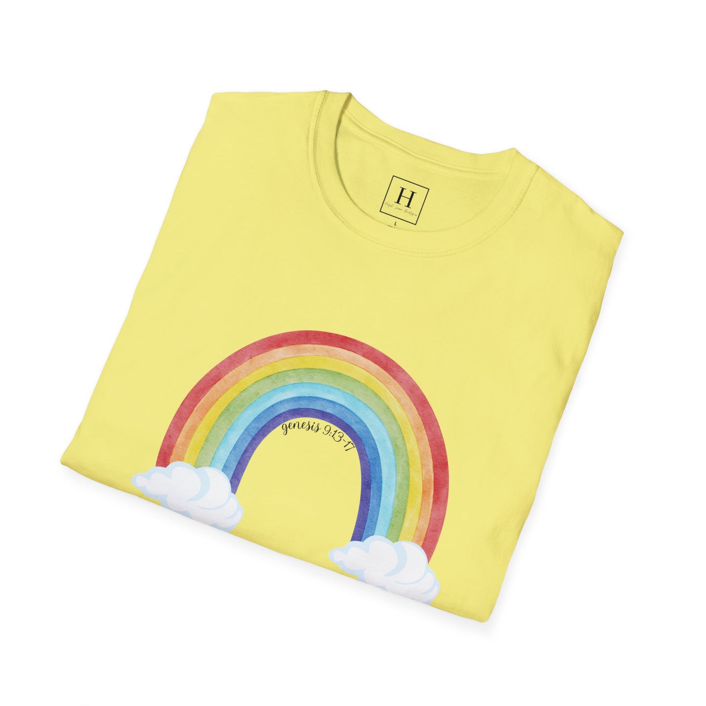 Rainbow God's Promise Genesis 13 Christian T-shirt