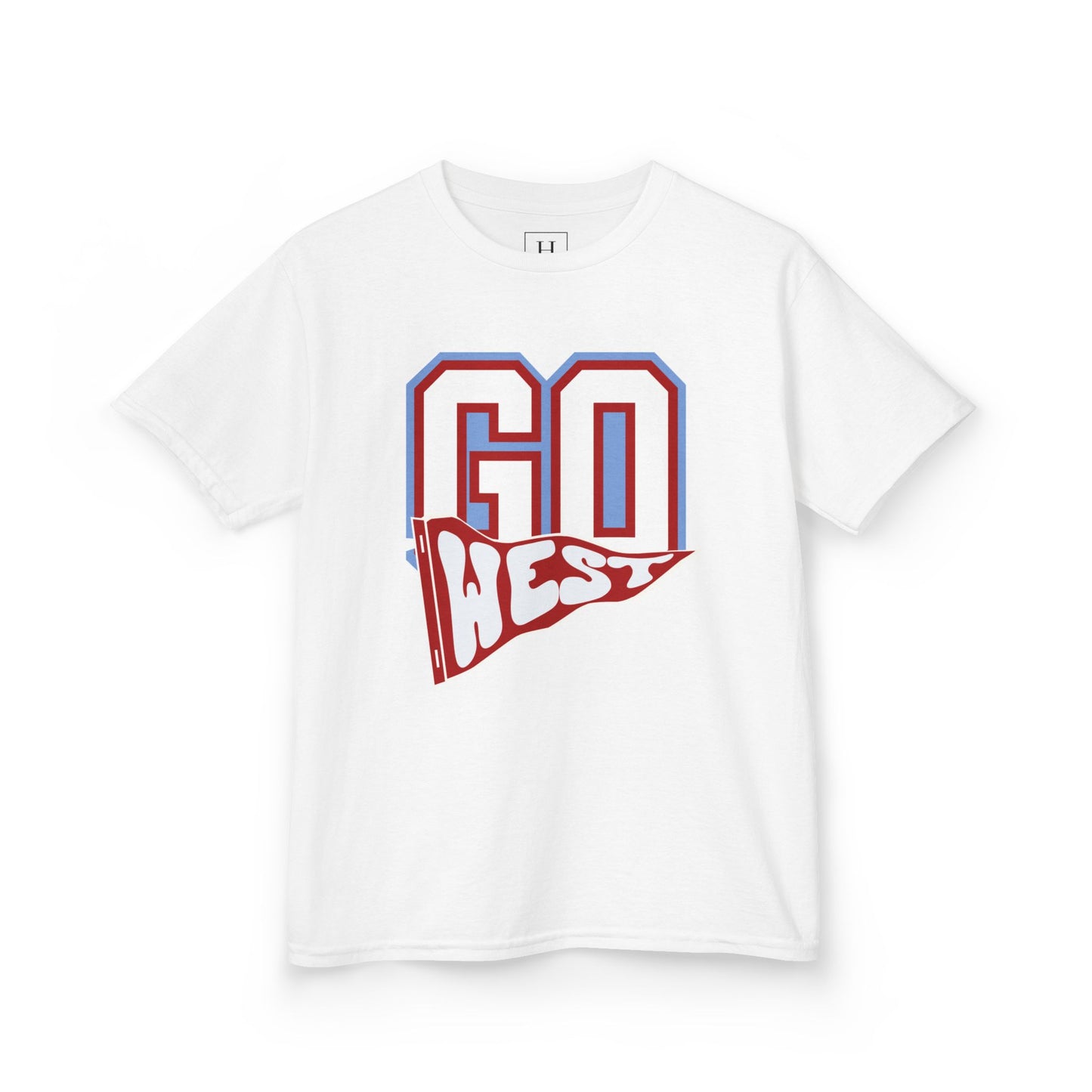 YOUTH -- GO WEST Pennant Flag - Unisex