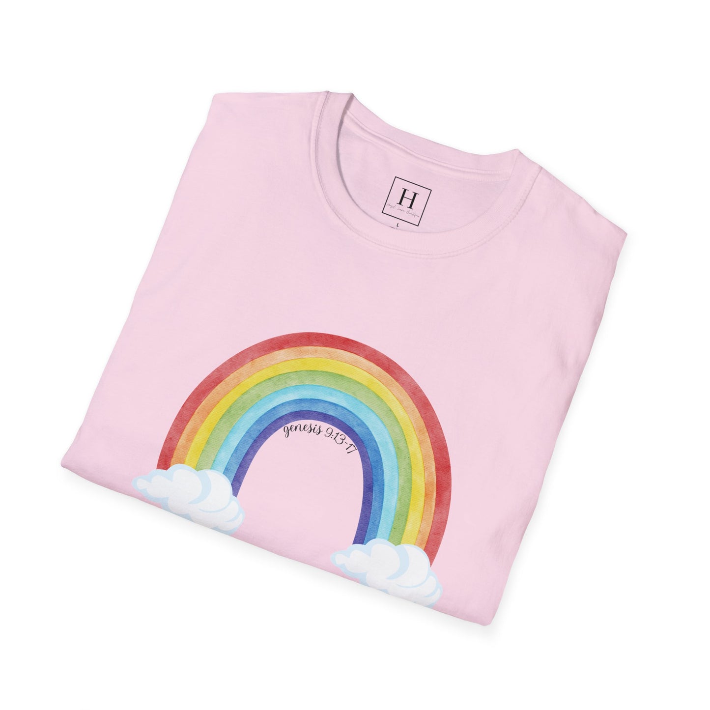 Rainbow God's Promise Genesis 13 Christian T-shirt