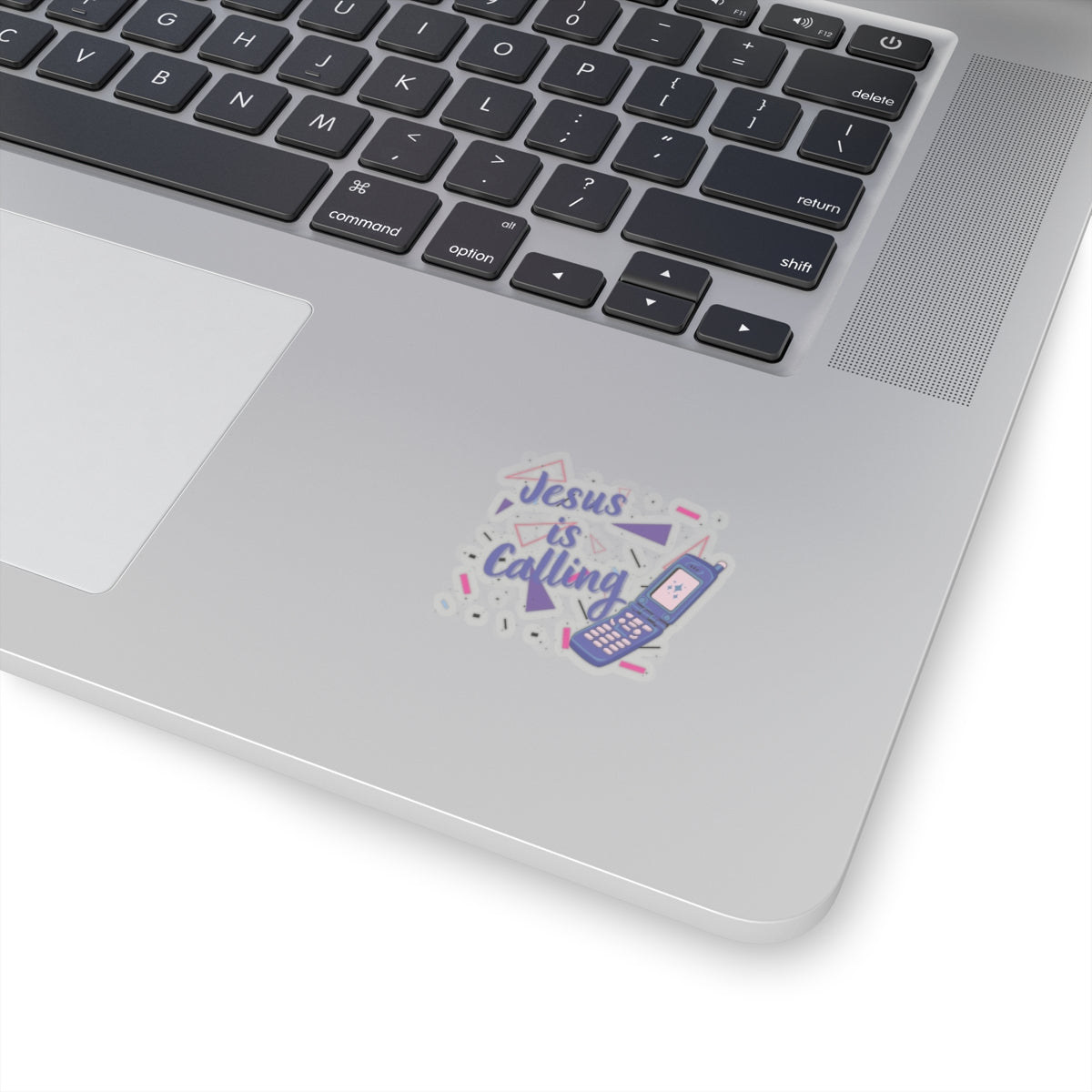Jesus Is Calling Retro Cell Phone Christian Kiss-Cut Stickers