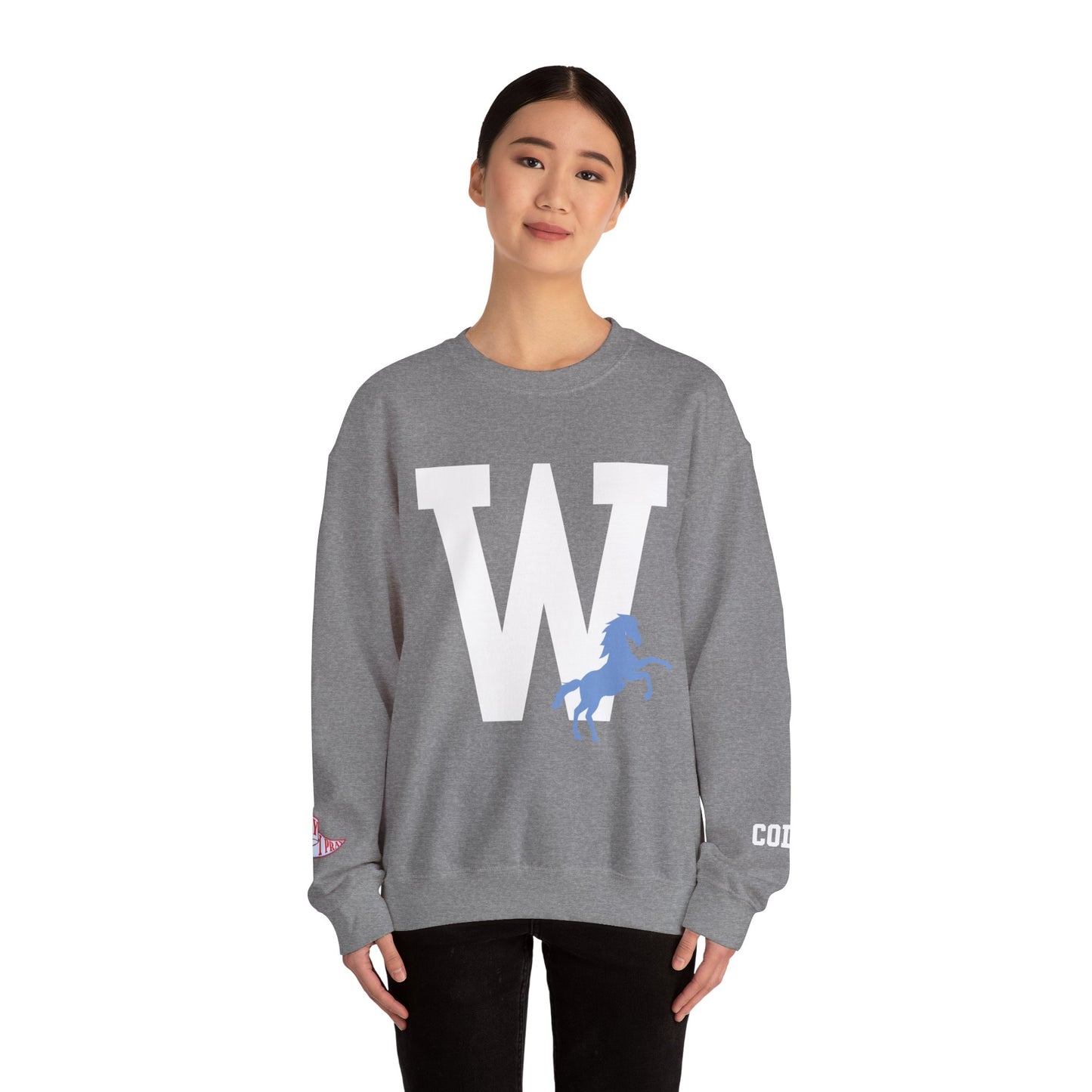 Crewneck Sweatshirt - W HORSE Colts Sweater West Jessamine