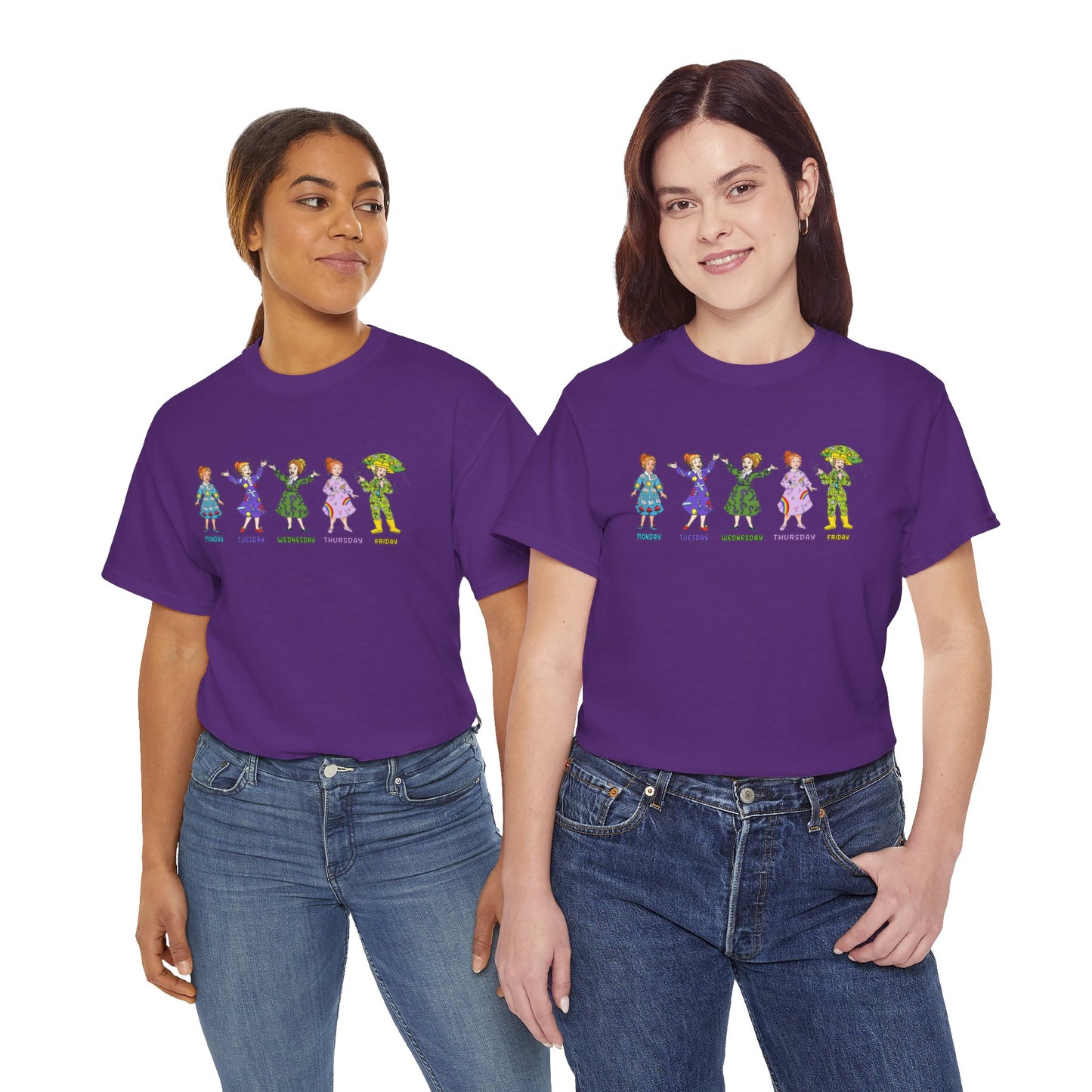 Monday-Friday Ms. Frizzle Teacher T-Shirt