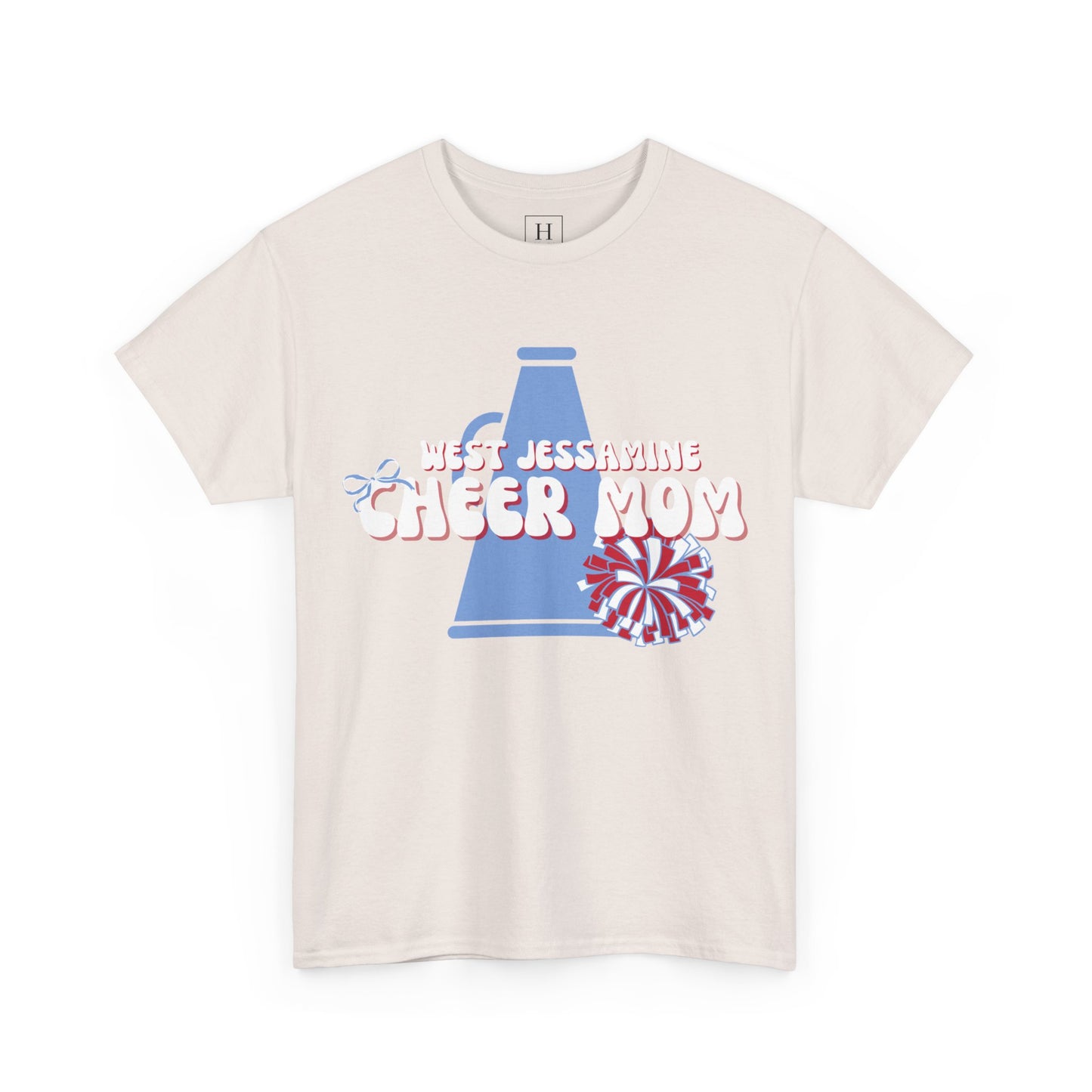 West Jessamine Cheer Mom Megaphone & Pom - Unisex Shirt