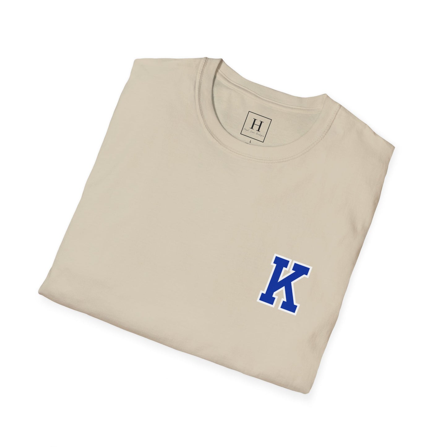 Kentucky Ribbon/Bow Baseball T-shirt (Front and Back)