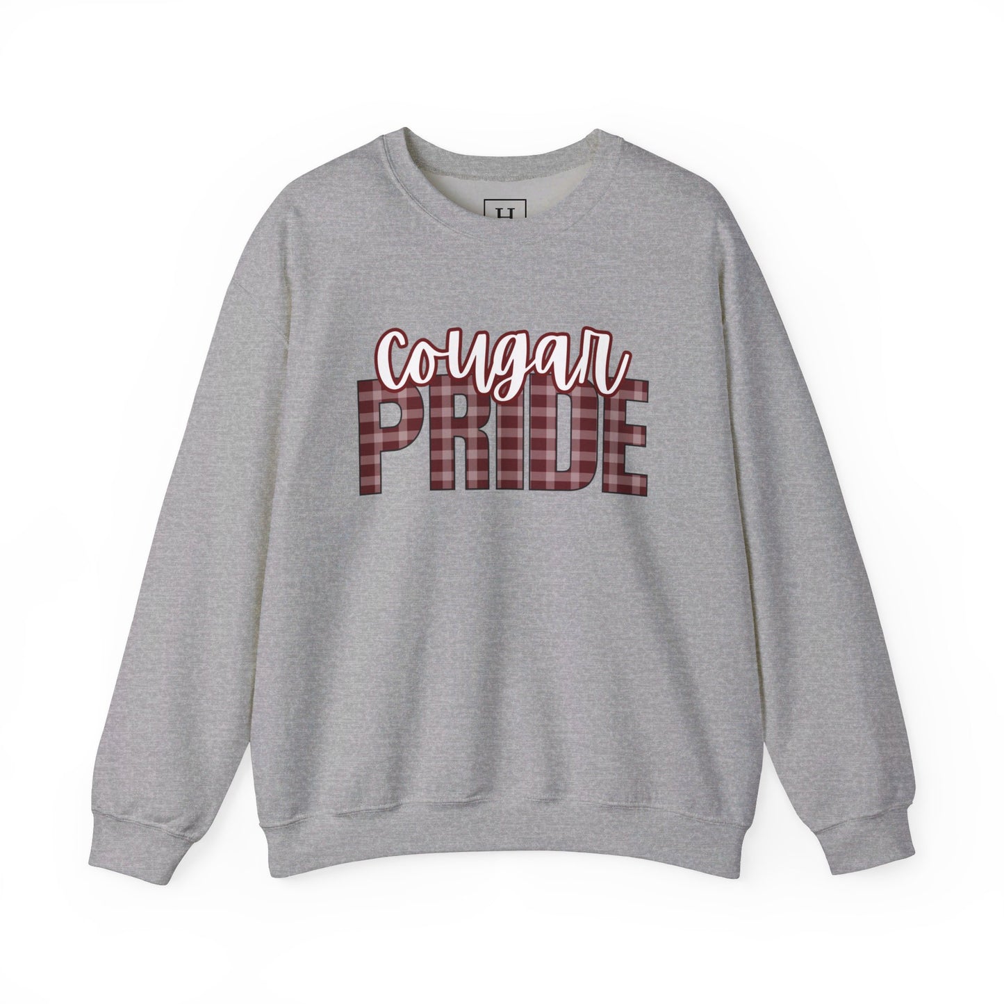 Cougar Pride Fall Plaid Sweater