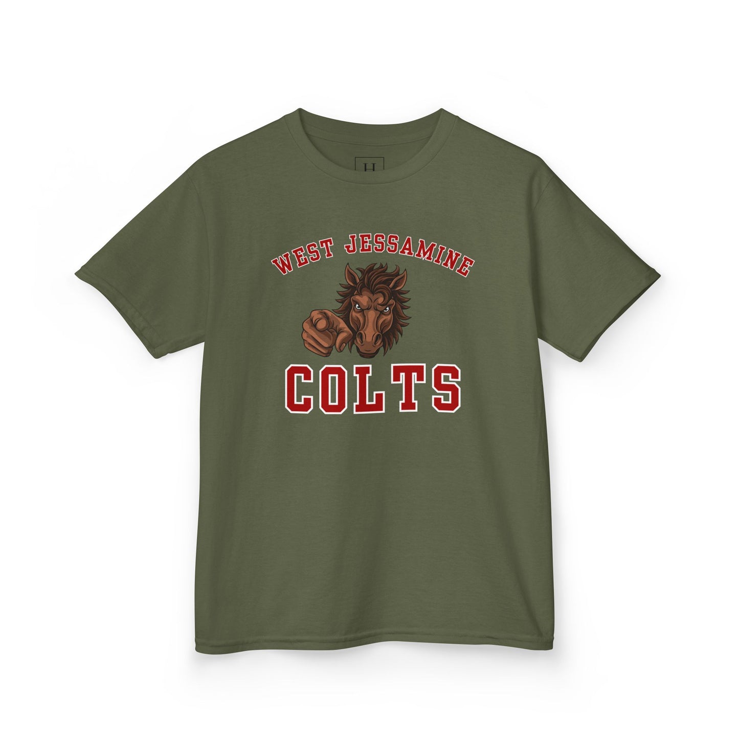 YOUTH --- West Jessamine Colts Mascot - YOU -- Unisex Tee