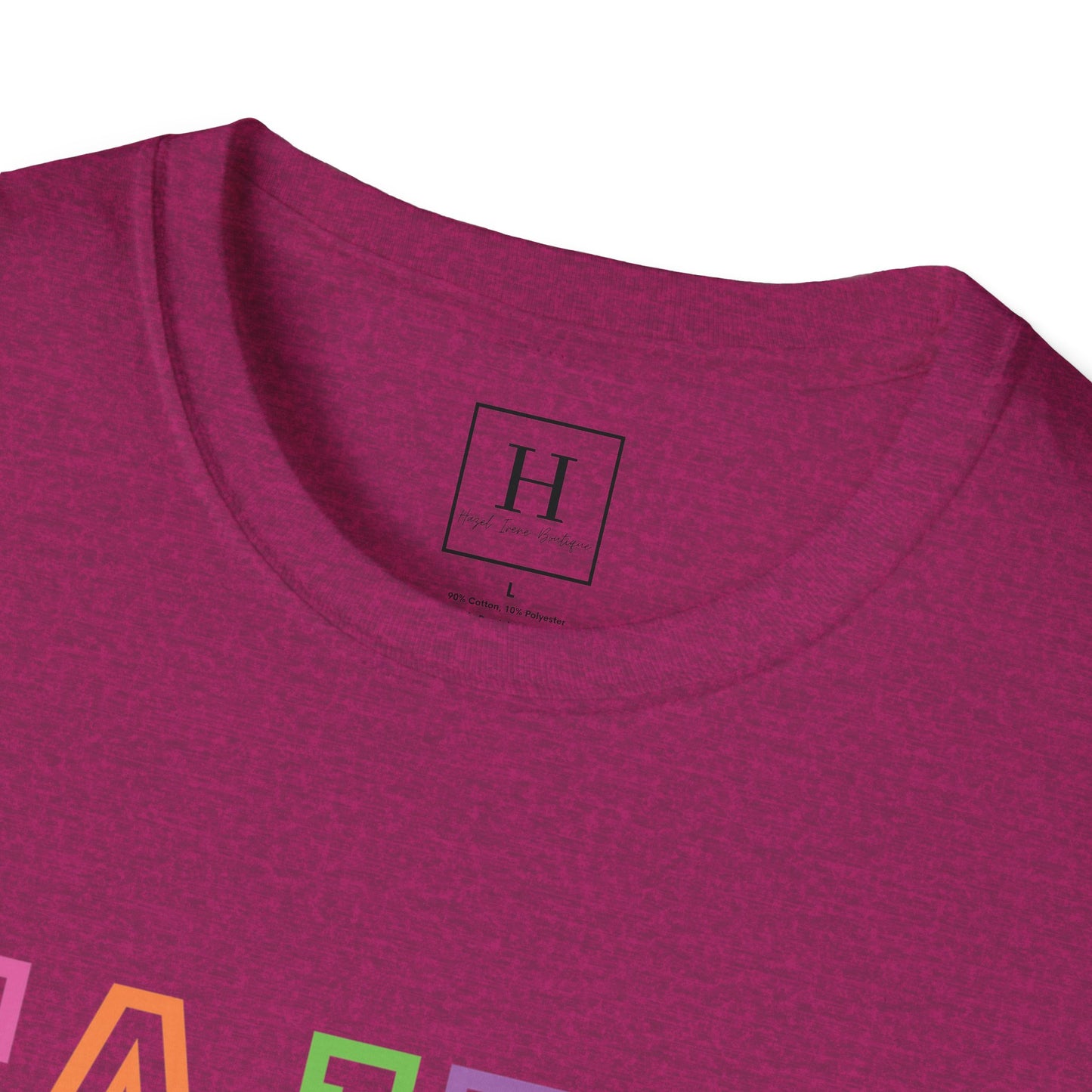 Bright Rainbow Color Faith Christian T-shirt