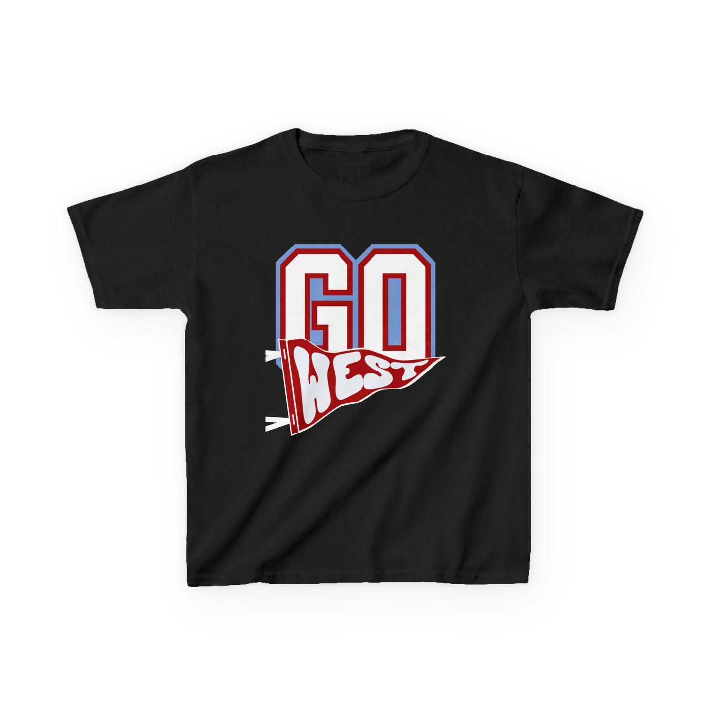 YOUTH -- GO WEST Pennant Flag - Unisex