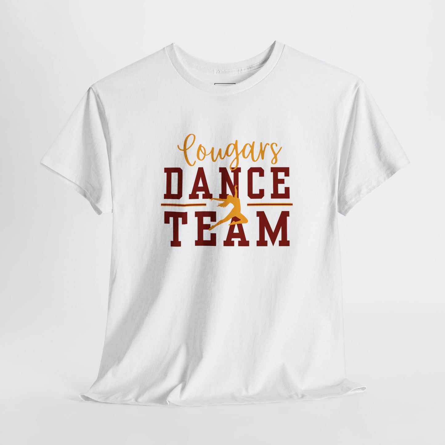 GMS Garrard Middle School Cougars Dance Team T-Shirt (Front Only)