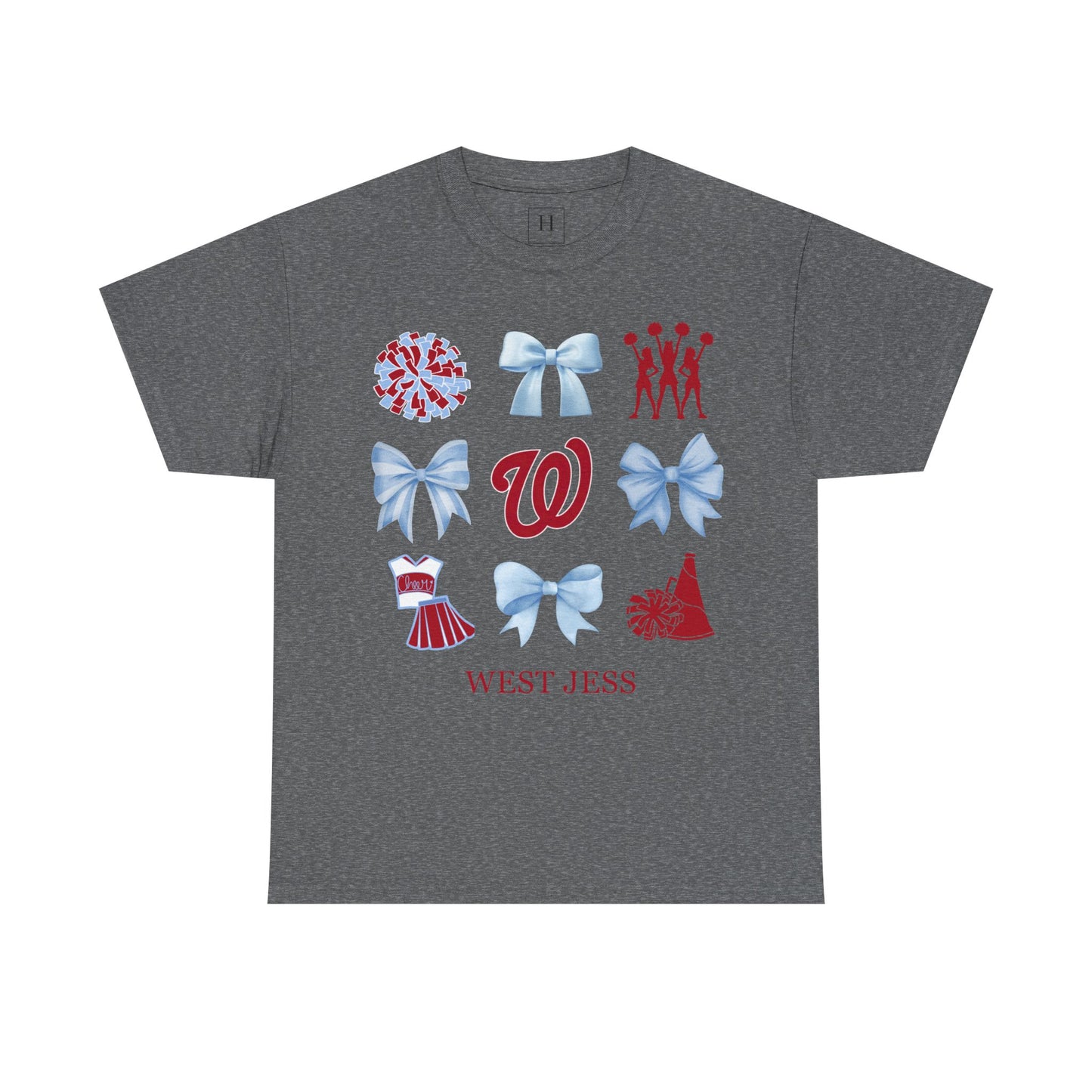 West Jessamine Cheer Coquette Bows Unisex Tee