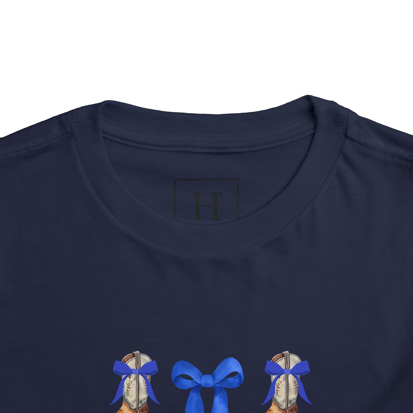 Toddler Kentucky Wildcats Coquette Bow and Cowgirl Boots Shirt