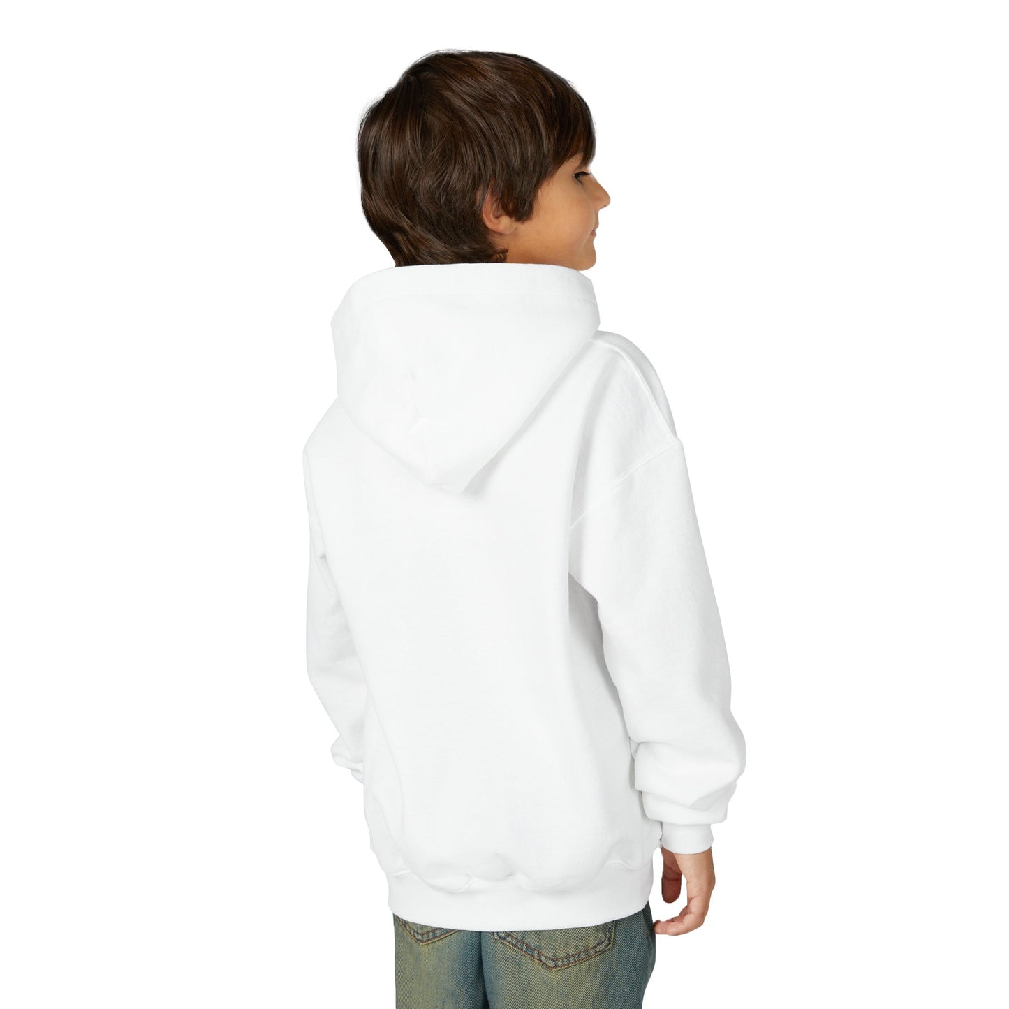 YOUTH Hoodie -- Cheerleading Unisex Tee - West Jessamine Horseshoe Logo with Poms