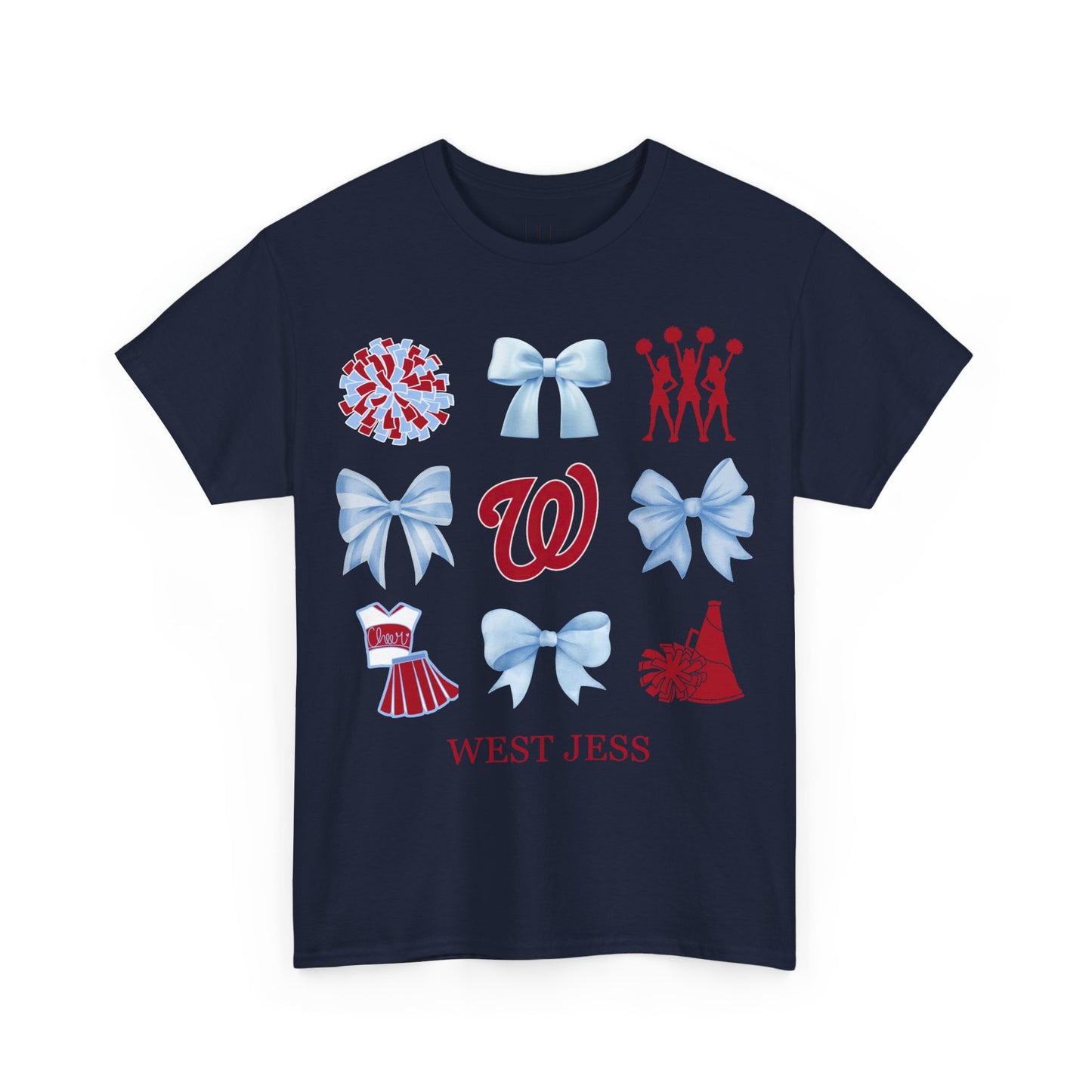 West Jessamine Cheer Coquette Bows Unisex Tee
