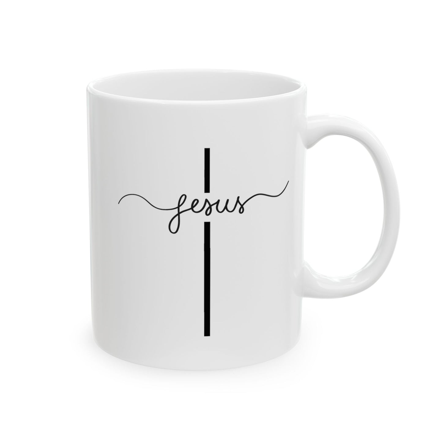 Livin On Caffeine And A Prayer Ceramic Mug, (11oz, 15oz)