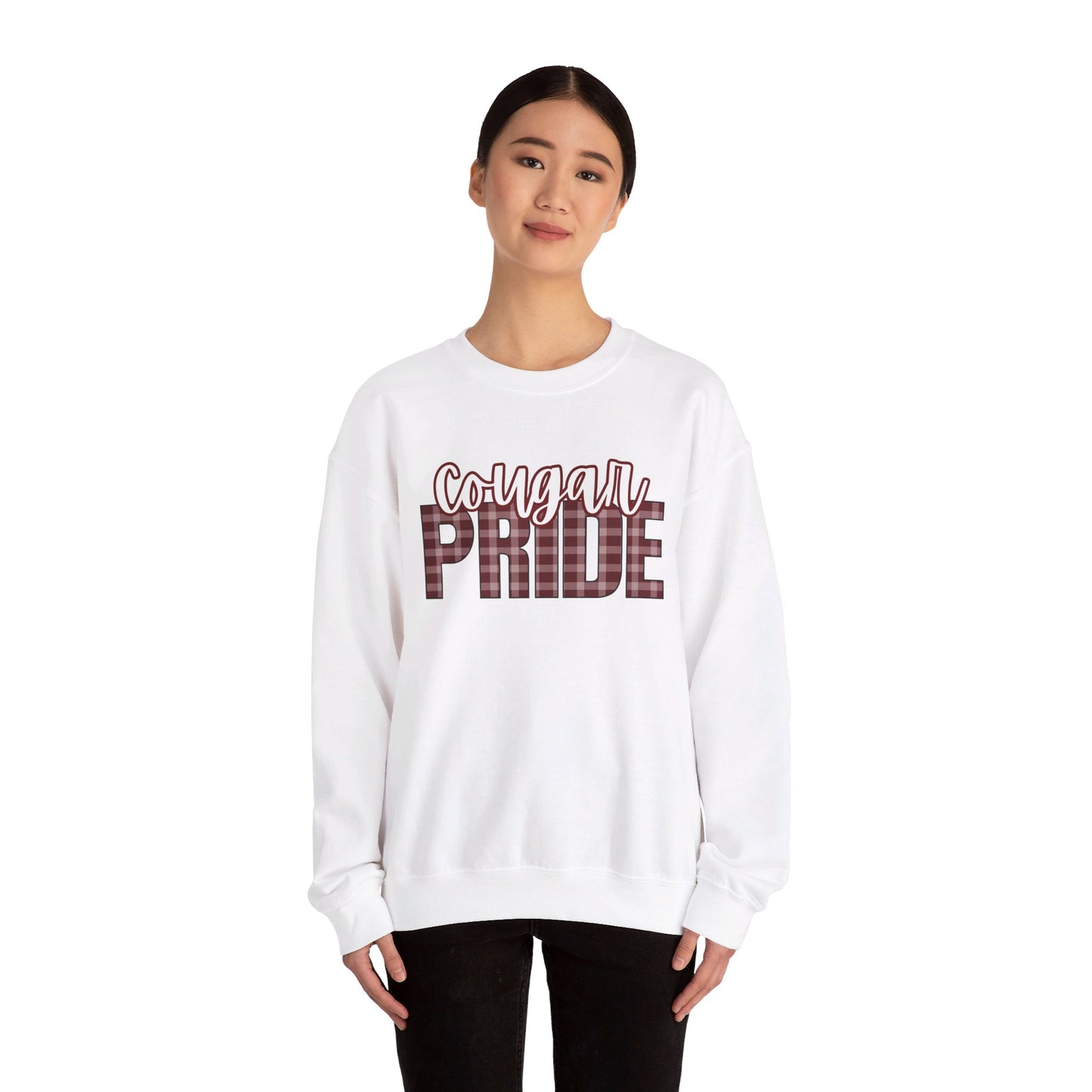 Cougar Pride Fall Plaid Sweater