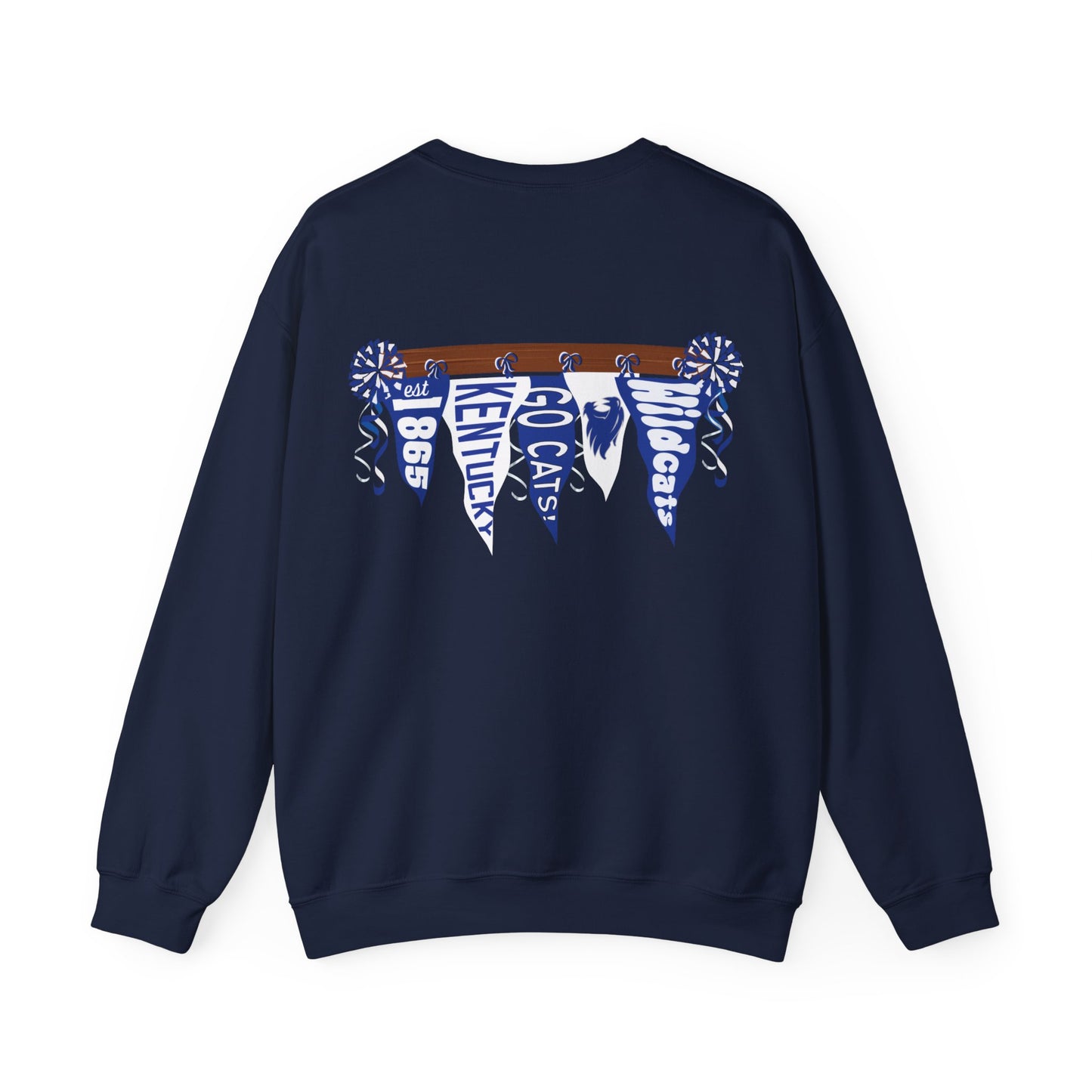 Kentucky Wildcats Pennant Sweater (Front & Back)