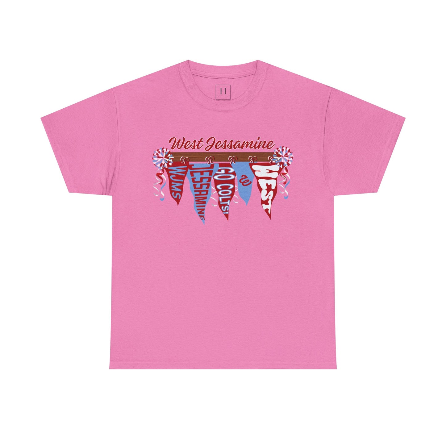 West Jessamine Pennant Flag Colts Cheer Pom - Unisex Shirt