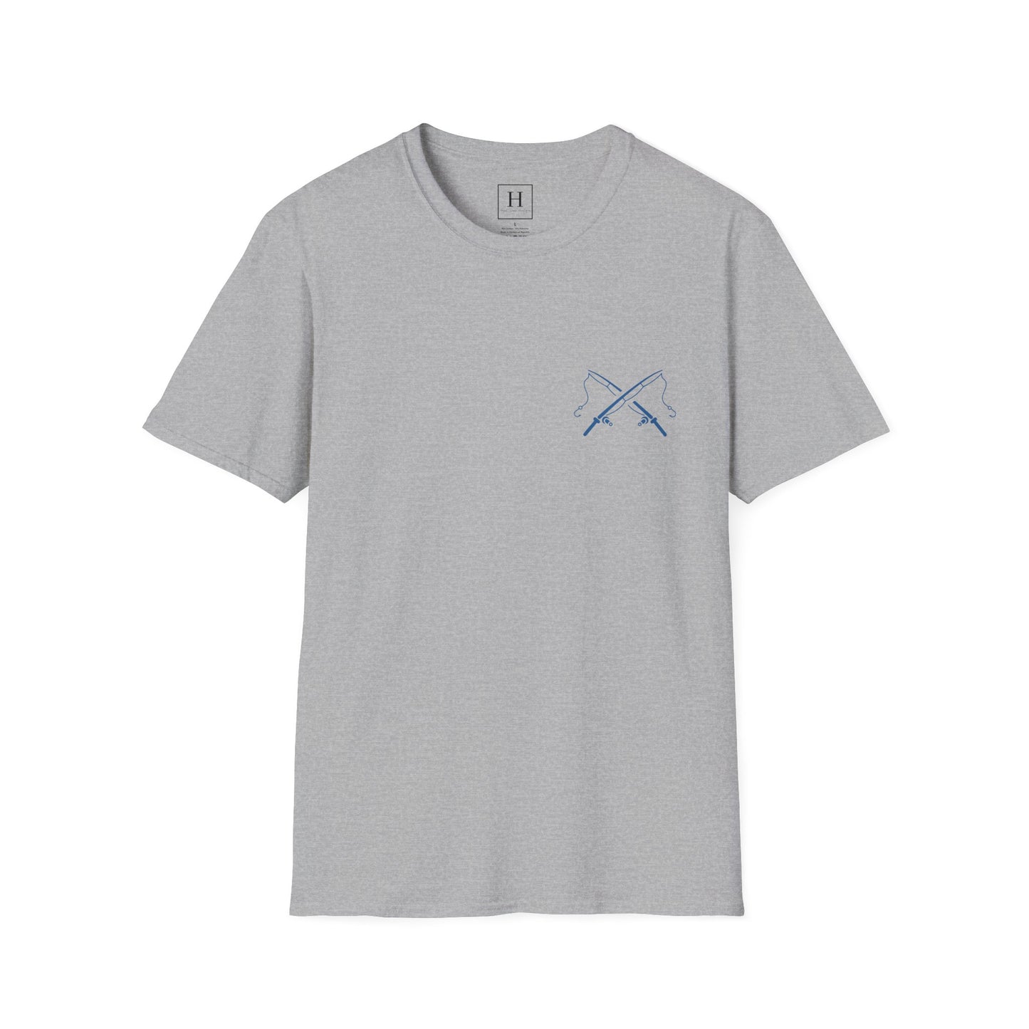 Jesus Made Me A Fisherman Christian T-Shirt (front and back)