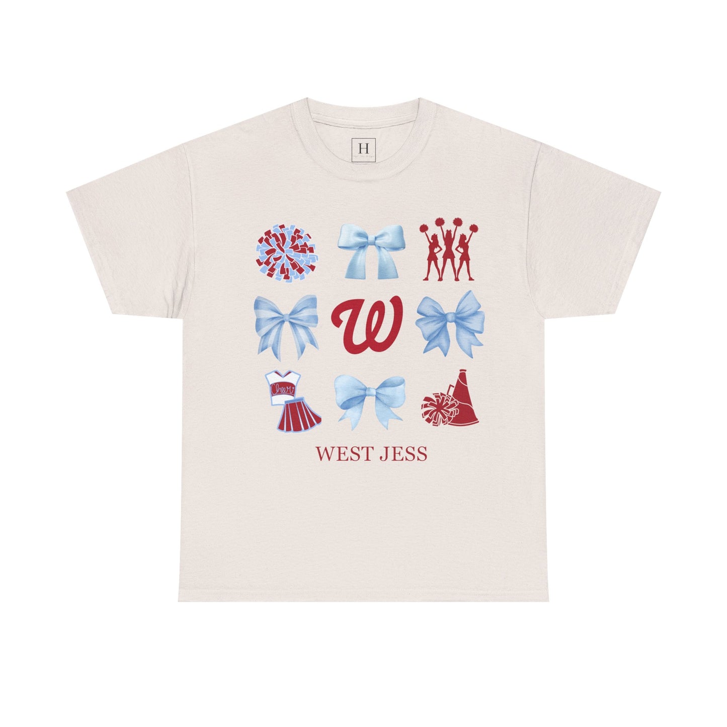 West Jessamine Colts Coquette Cheer Bows - Unisex Tee
