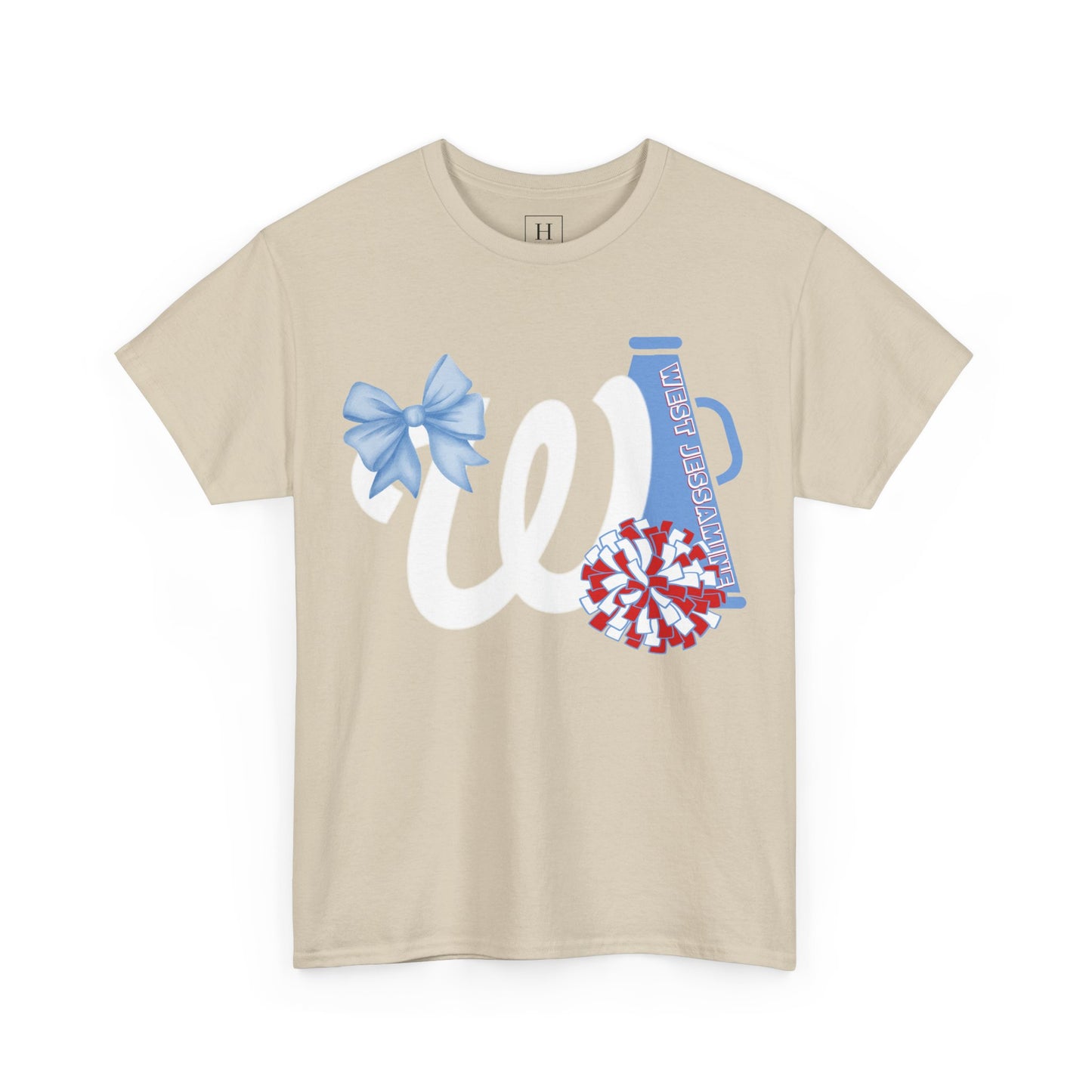West Jessamine Cheer Bow & Poms - Unisex Shirt