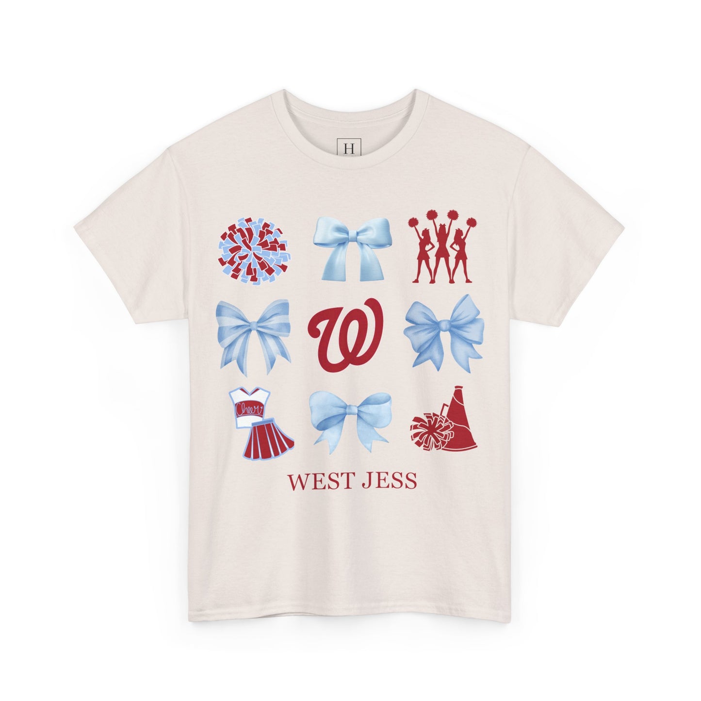 West Jessamine Cheer Coquette Bows Unisex Tee