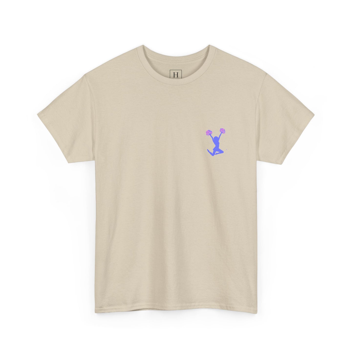 in my cheerleading era front and back cheer adult t-shirt
