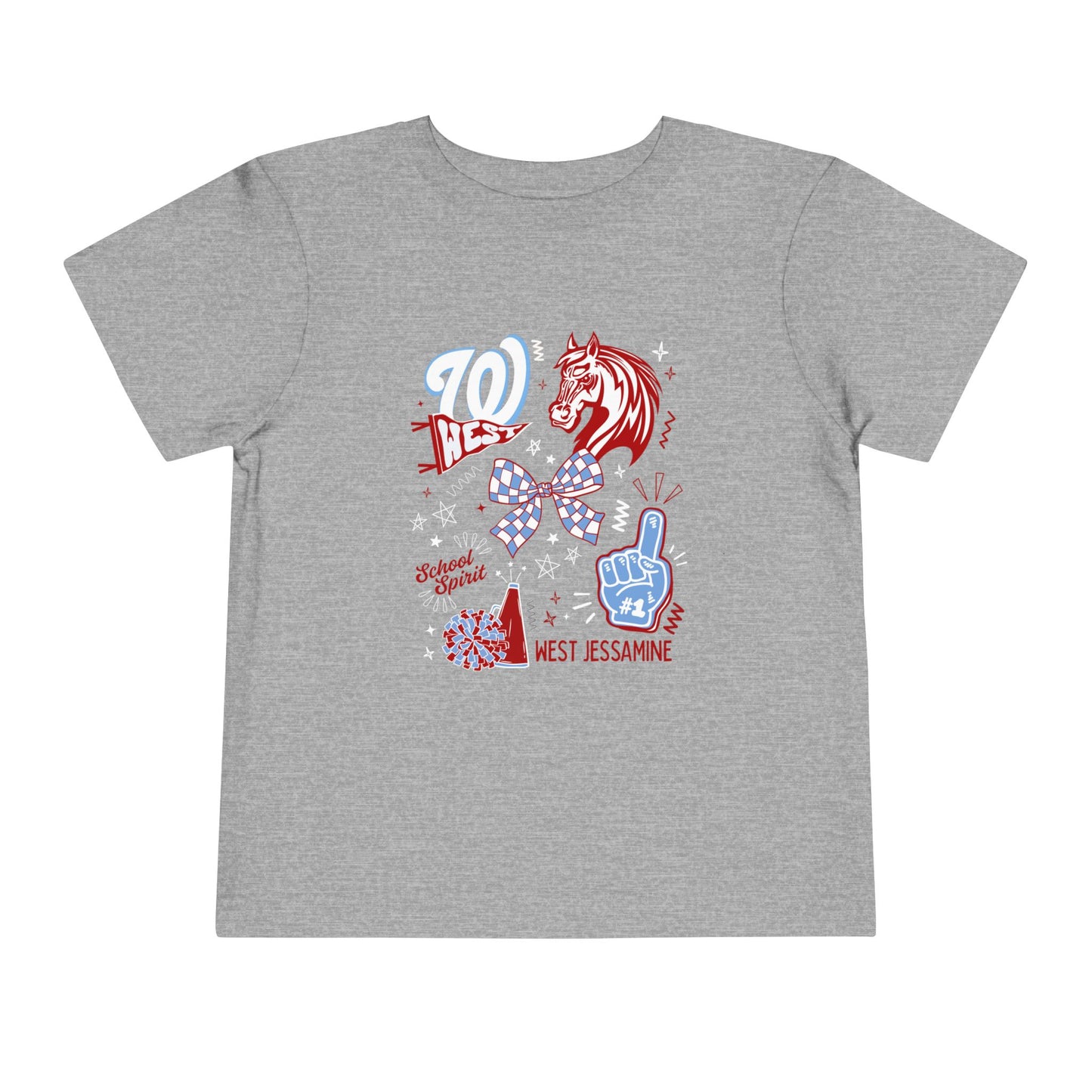 Toddler; West Jessamine Coquette School Spirit - Unisex T-shirt