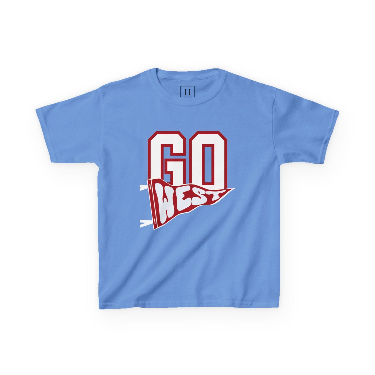 YOUTH -- GO WEST Pennant Flag - Unisex