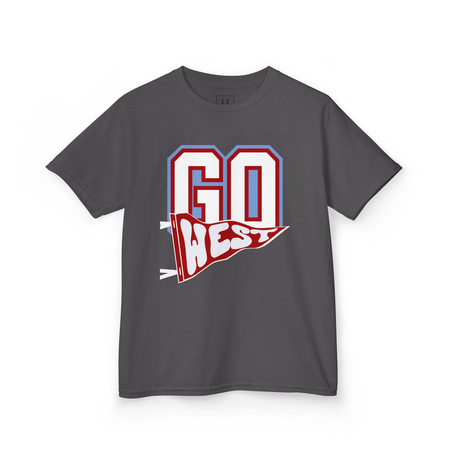 YOUTH -- GO WEST Pennant Flag - Unisex