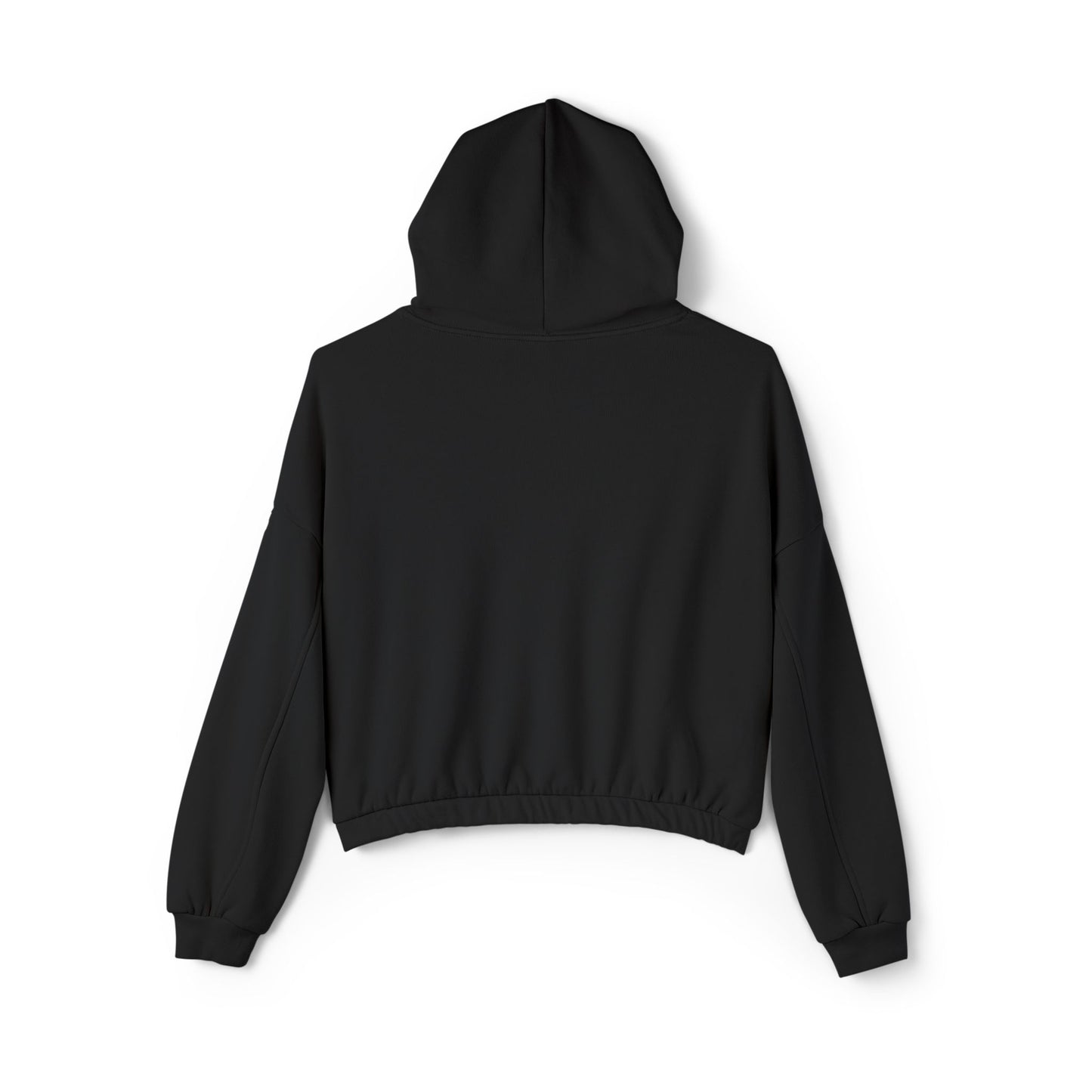West HORSESHOE CHEER POM -- Women's Cinched/Cropped Hoodie