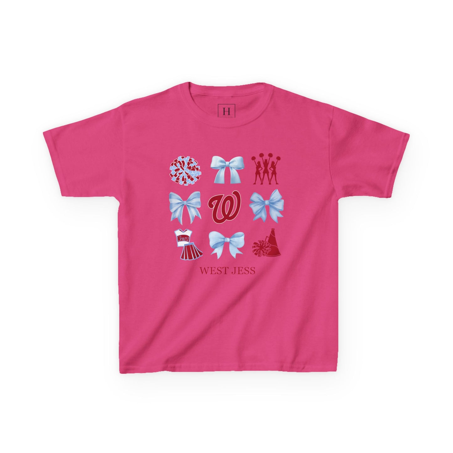 YOUTH - West Jessamine Cheerleading Coquette Bows