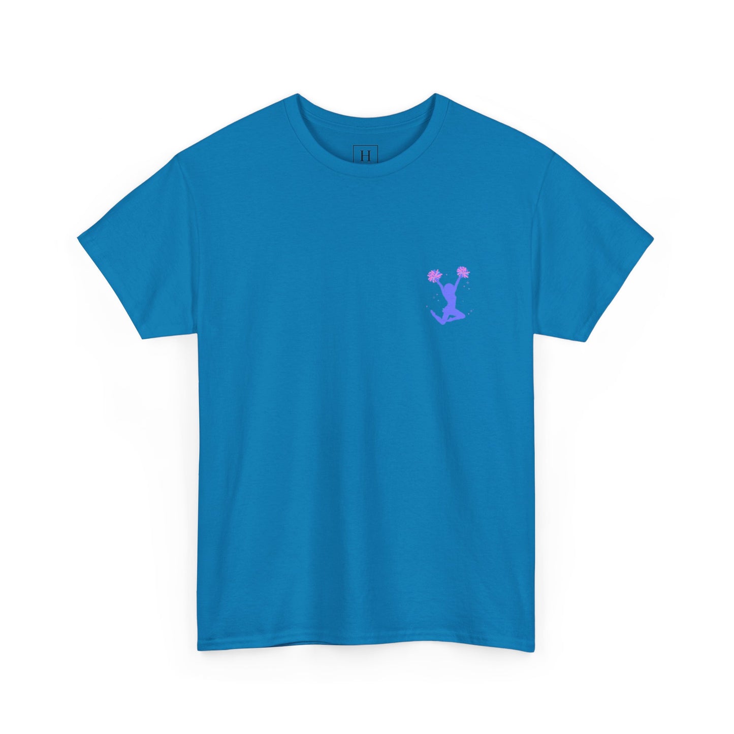 in my cheerleading era front and back cheer adult t-shirt