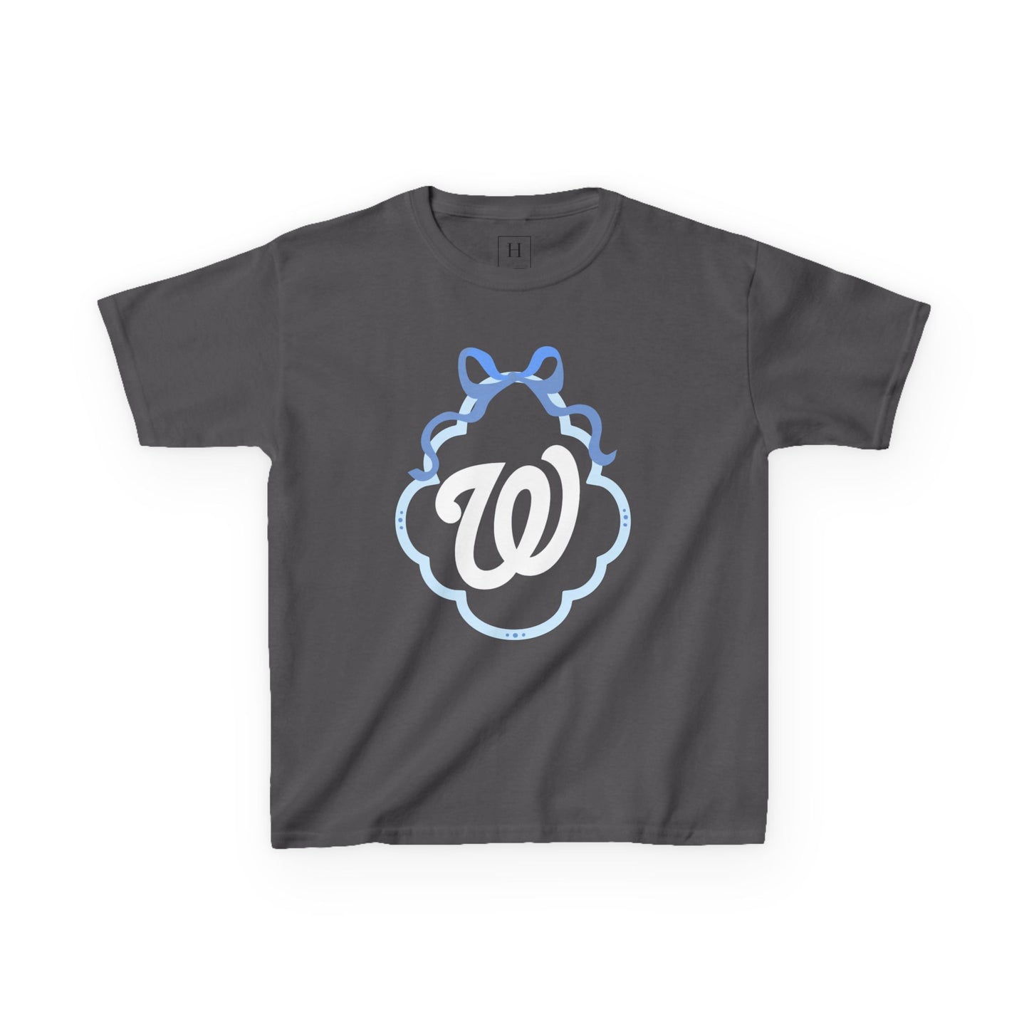 YOUTH - W COQUETTE BLUE BOW & BORDER