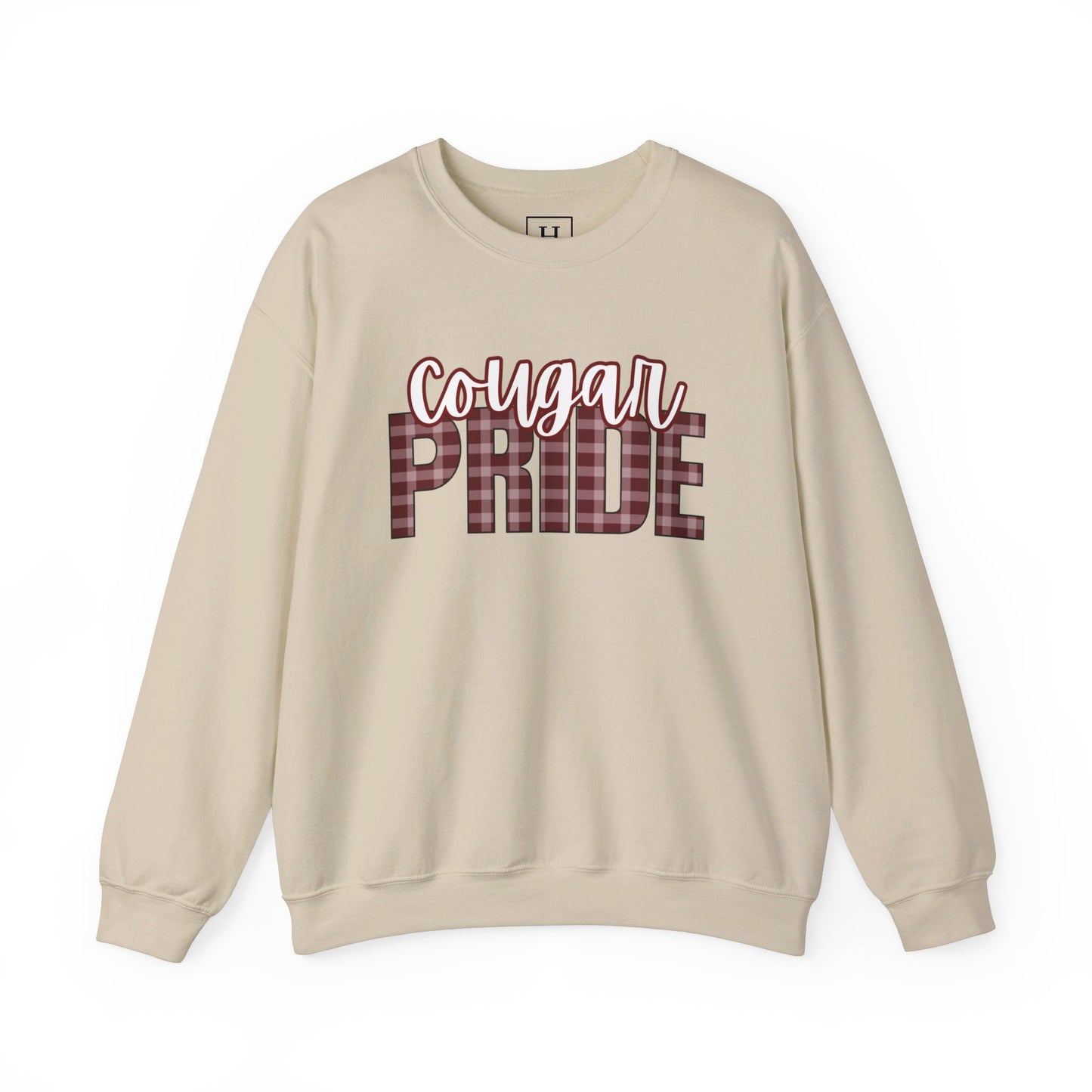 Cougar Pride Fall Plaid Sweater