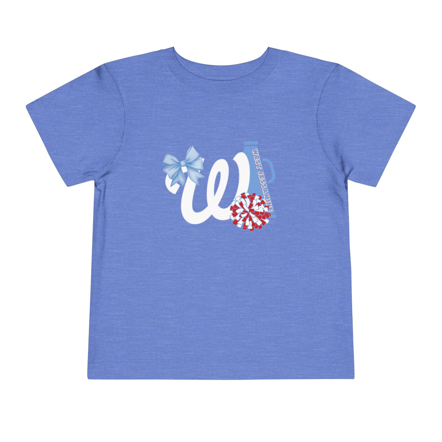 Toddler; West Jessamine Coquette W Logo with Bow; Let's Go Colts - Unisex T-shirt