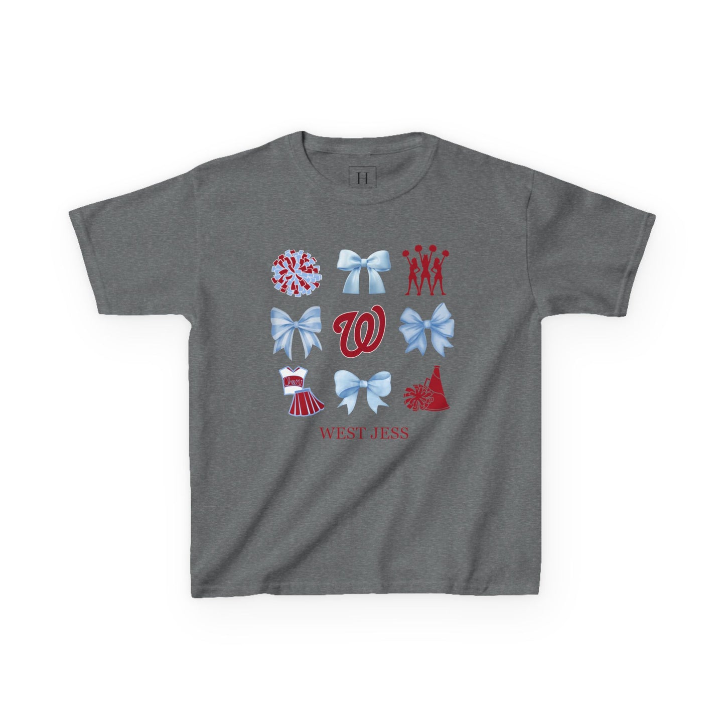 YOUTH - West Jessamine Cheerleading Coquette Bows