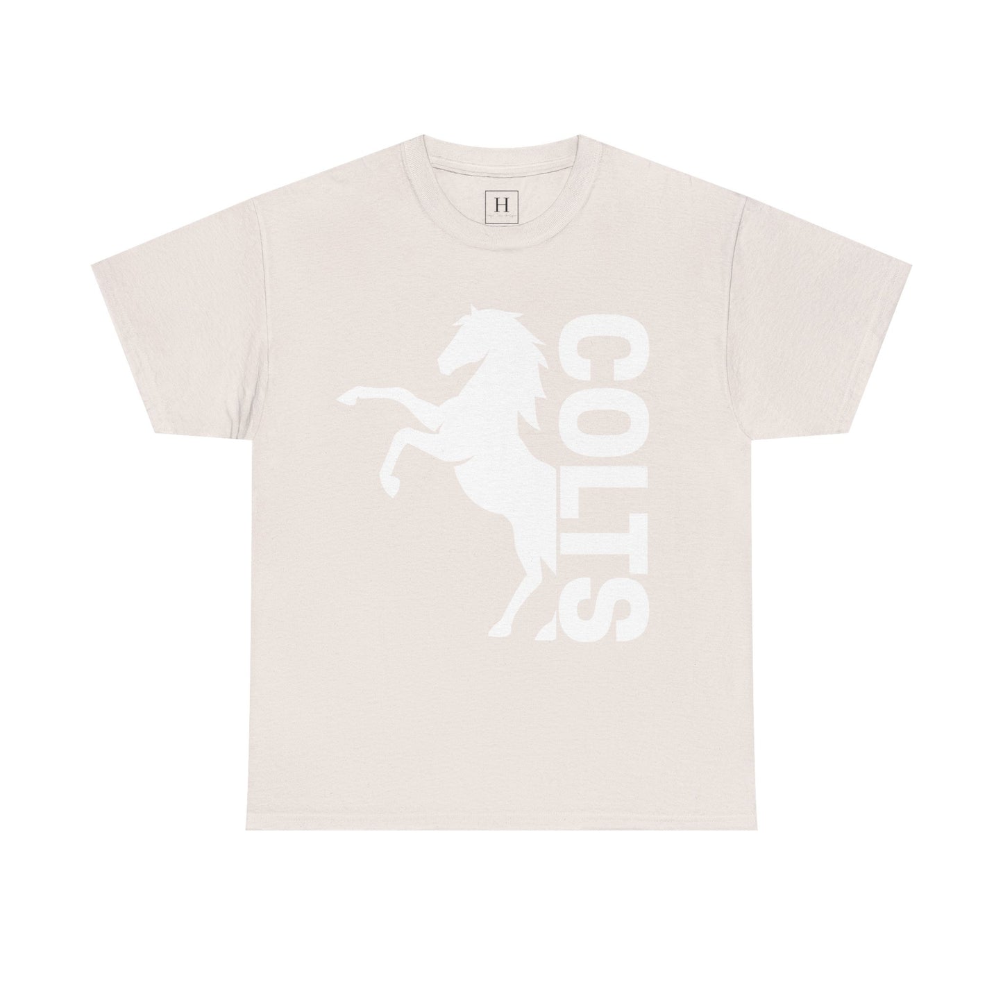 COLTS, Horse in White - Unisex Tee