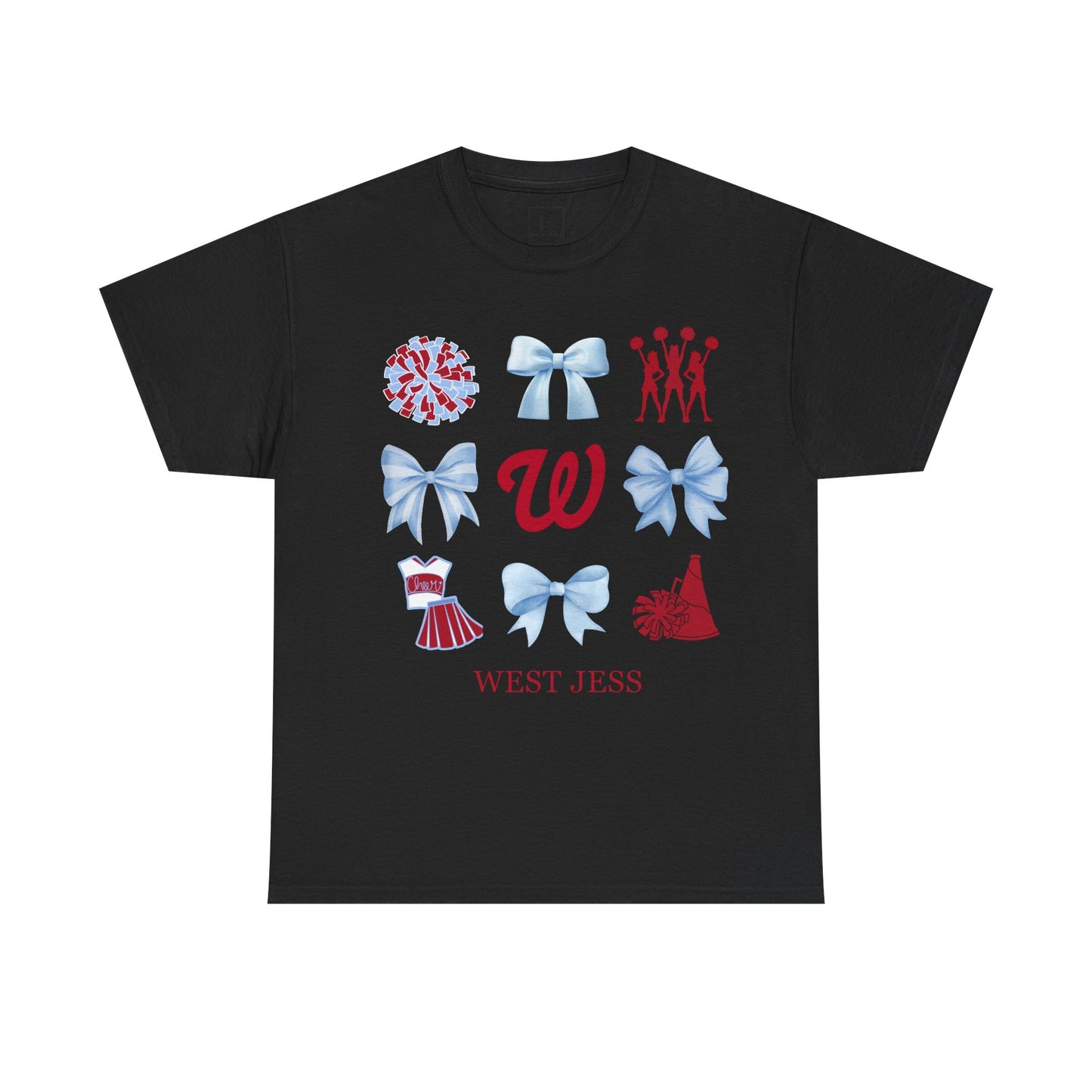 West Jessamine Colts Coquette Cheer Bows - Unisex Tee