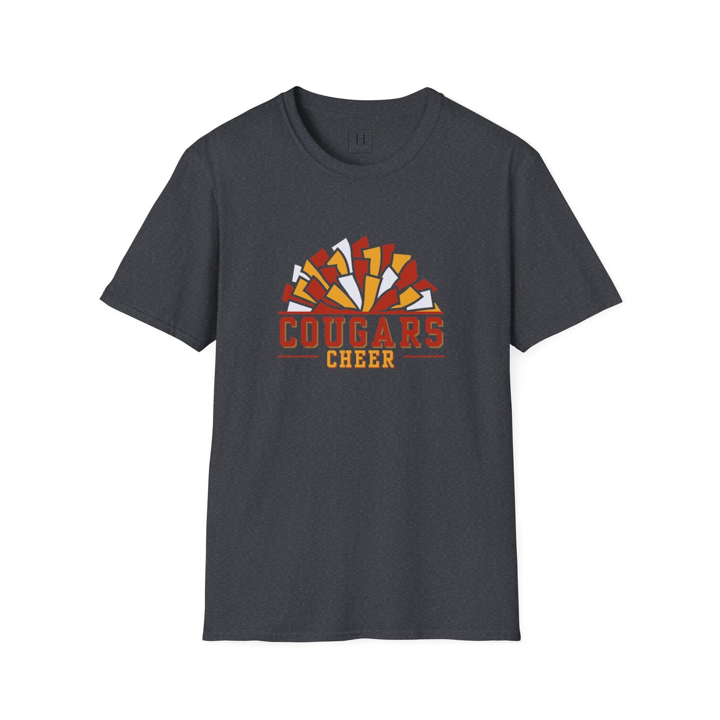 Cougars Cheer Pom Pom Shirt