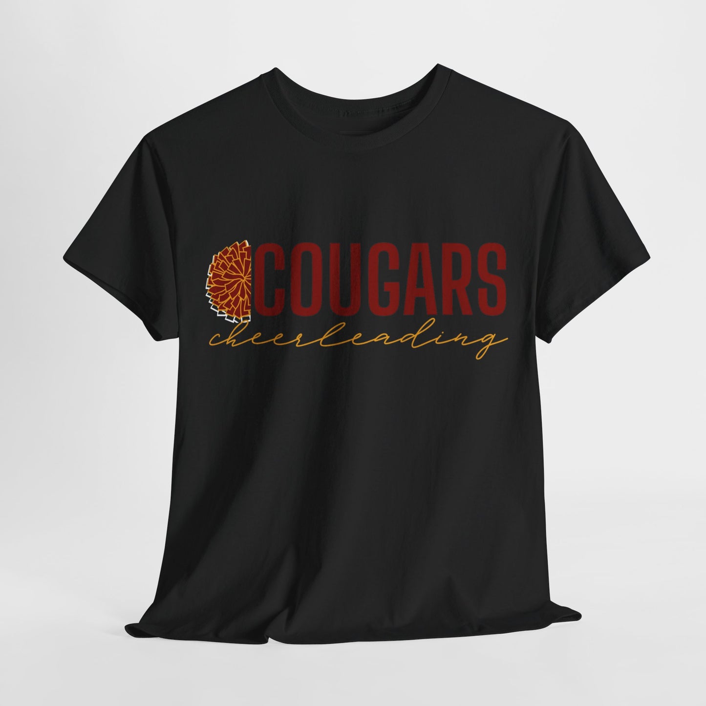 Cougars Cheerleading T-Shirt (Front Only)
