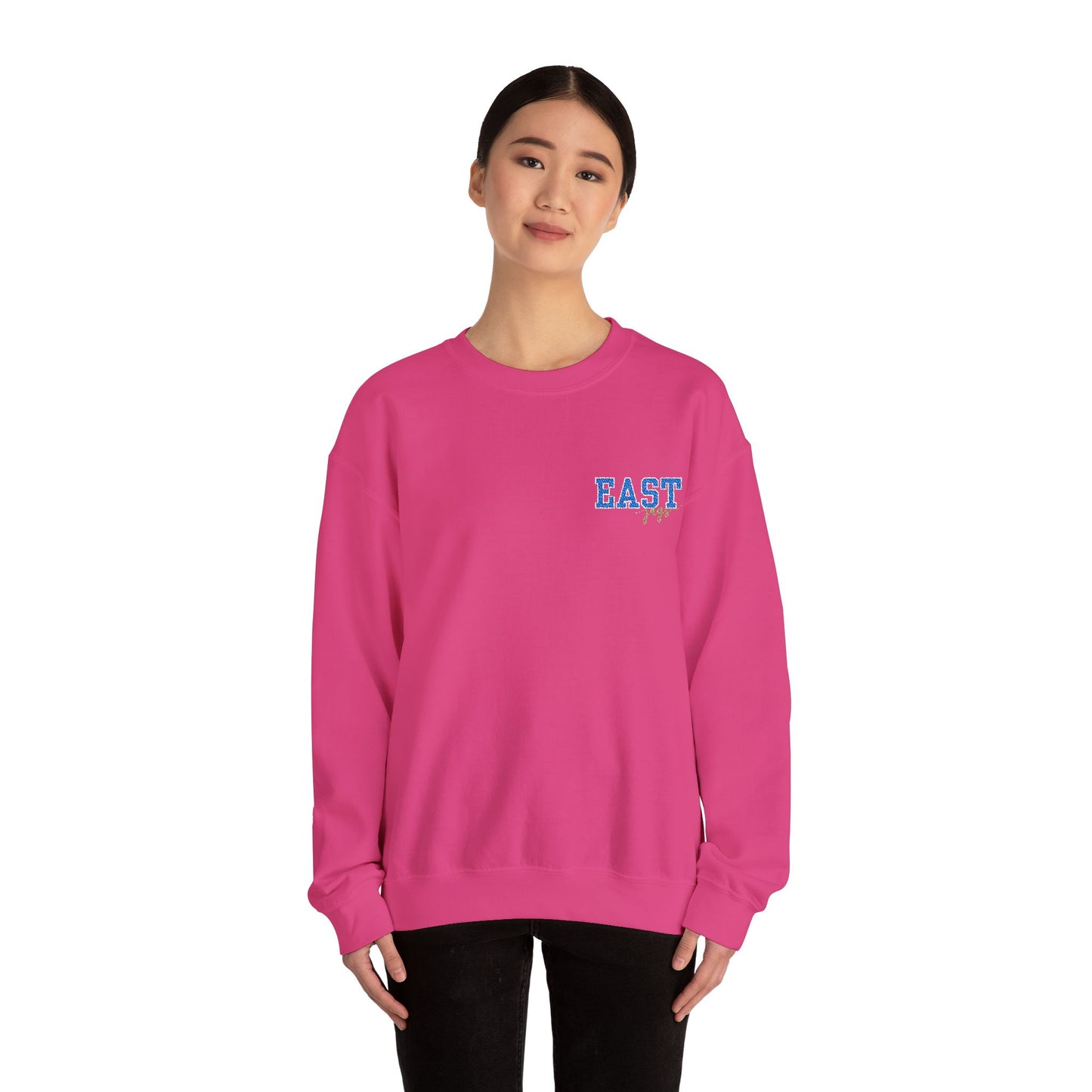 East Jessamine Jags Crewneck Sweatshirt | Unisex Pullover -- Embroidered