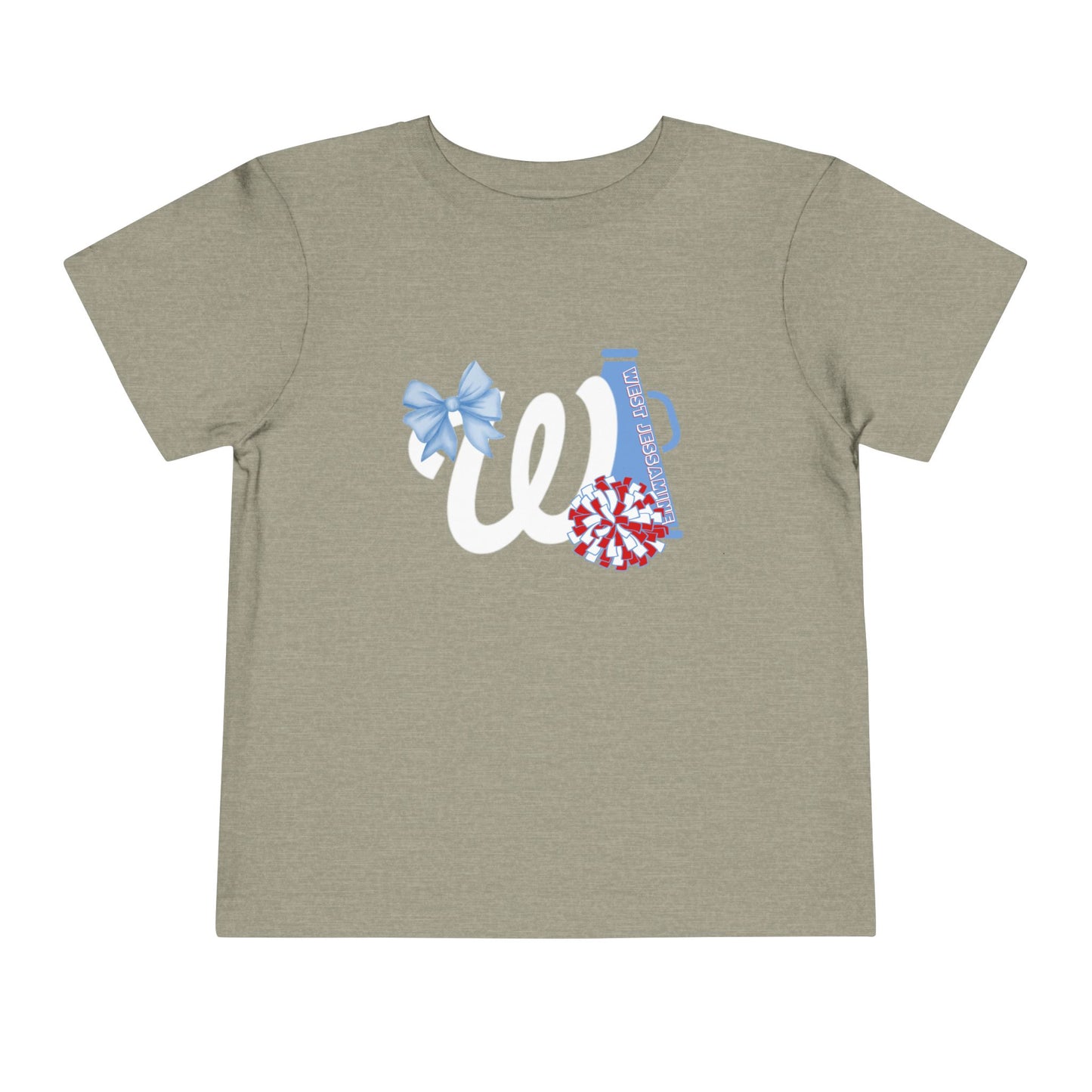 Toddler; West Jessamine Coquette W Logo with Bow; Let's Go Colts - Unisex T-shirt
